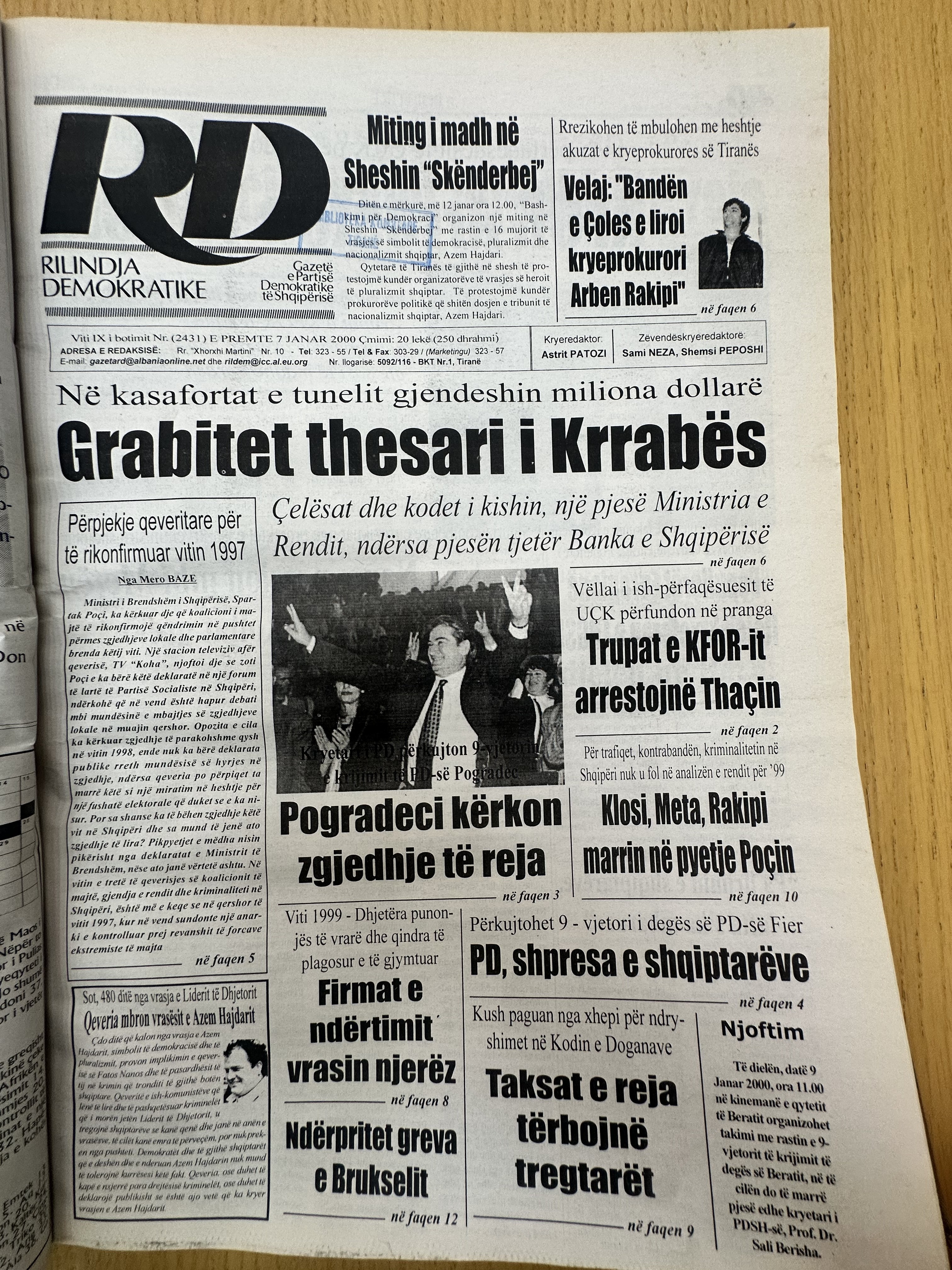 Rilindja Demokratike 2002-01-07