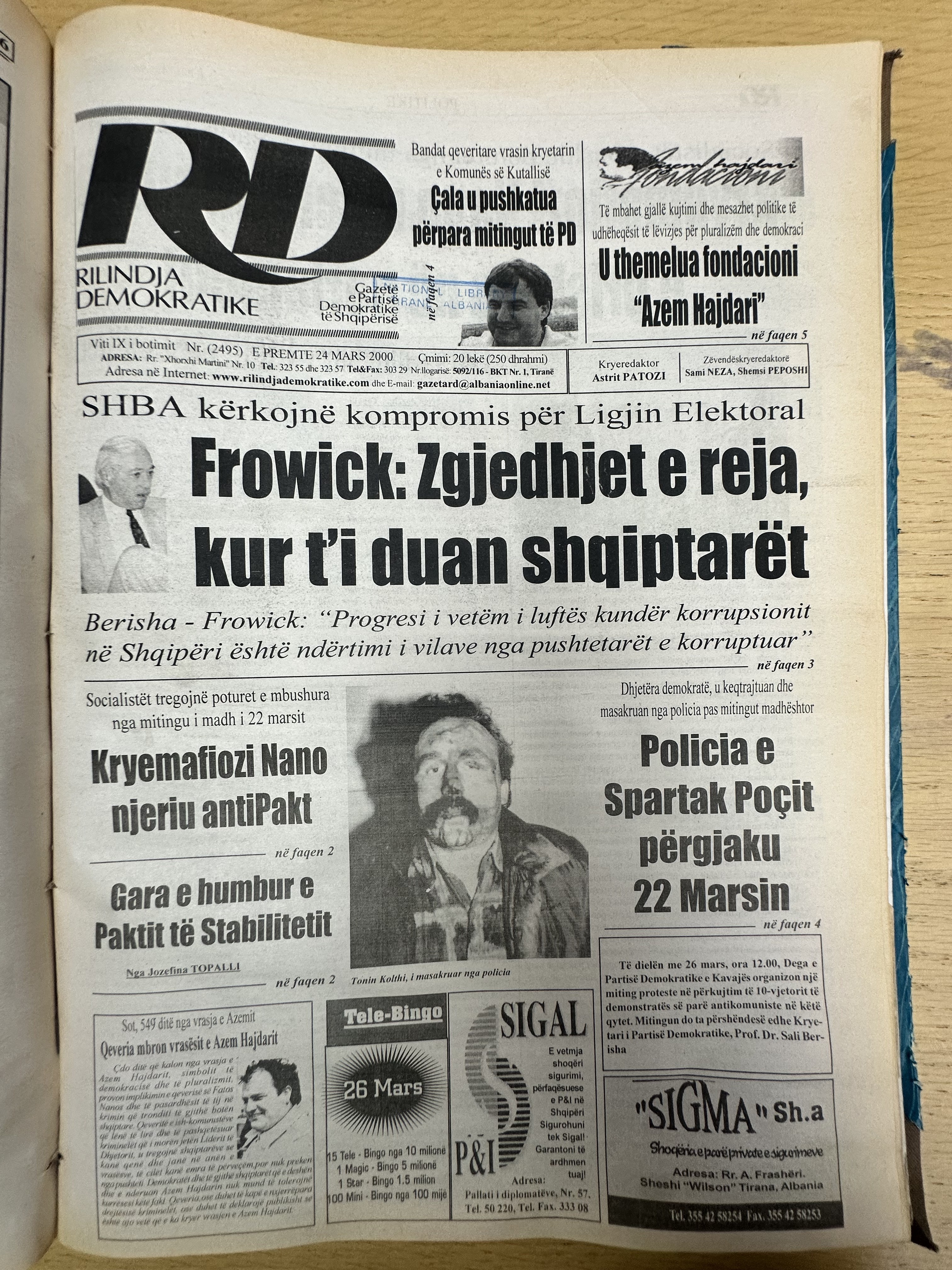 Rilindja Demokratike 2000-03-24