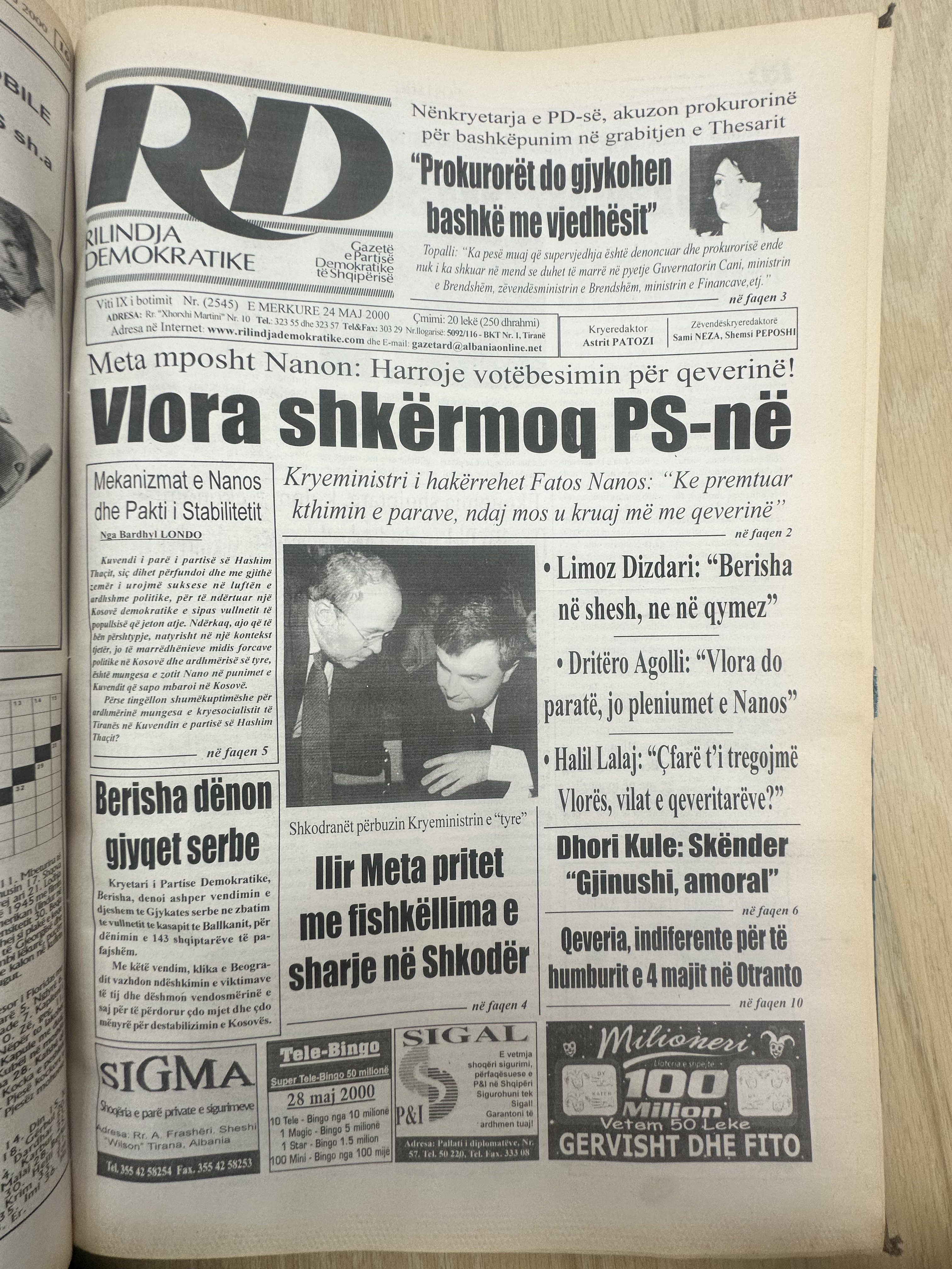 Rilindja Demokratike 2000-05-24