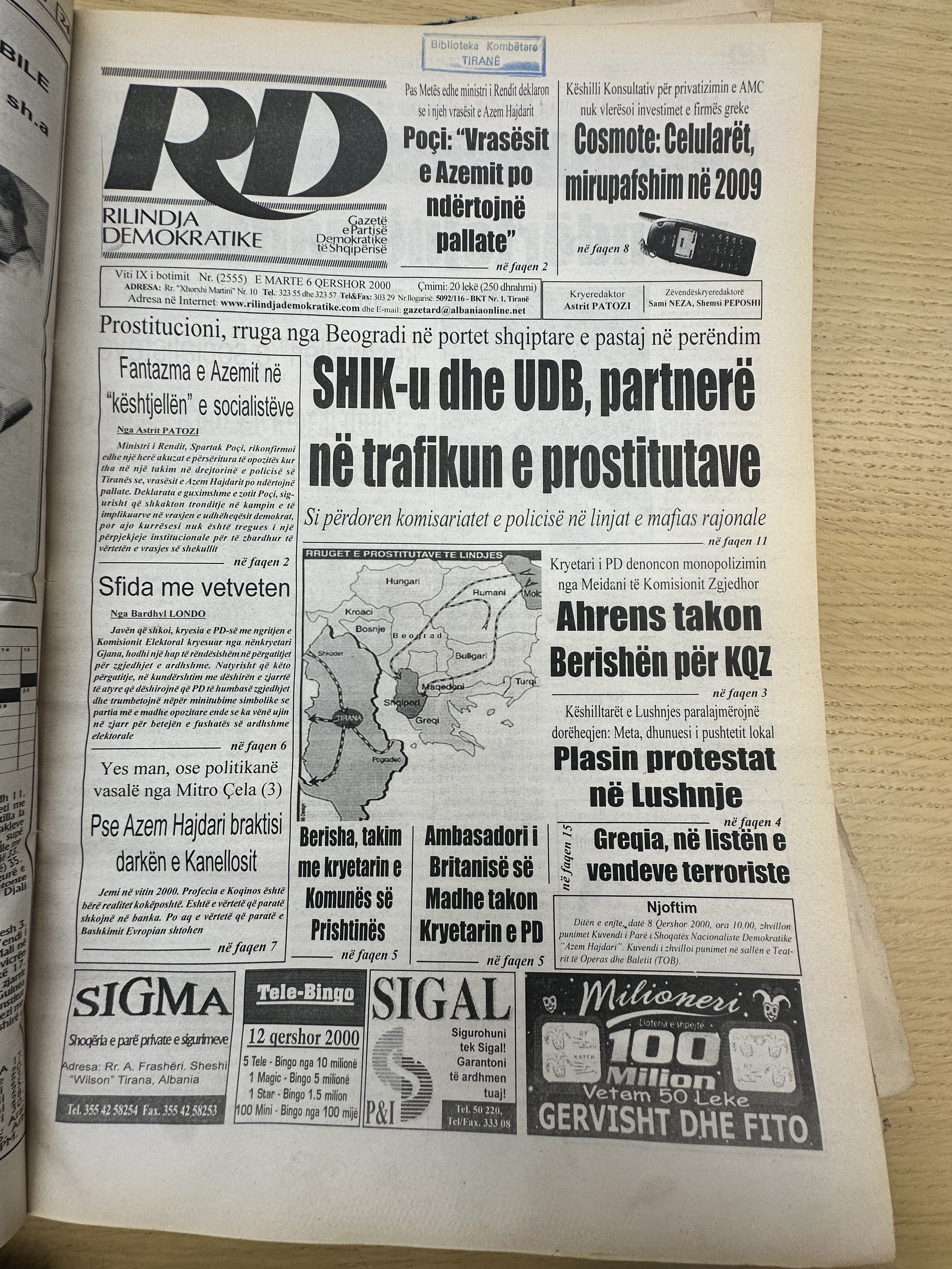Rilindja Demokratike 2000-12-12