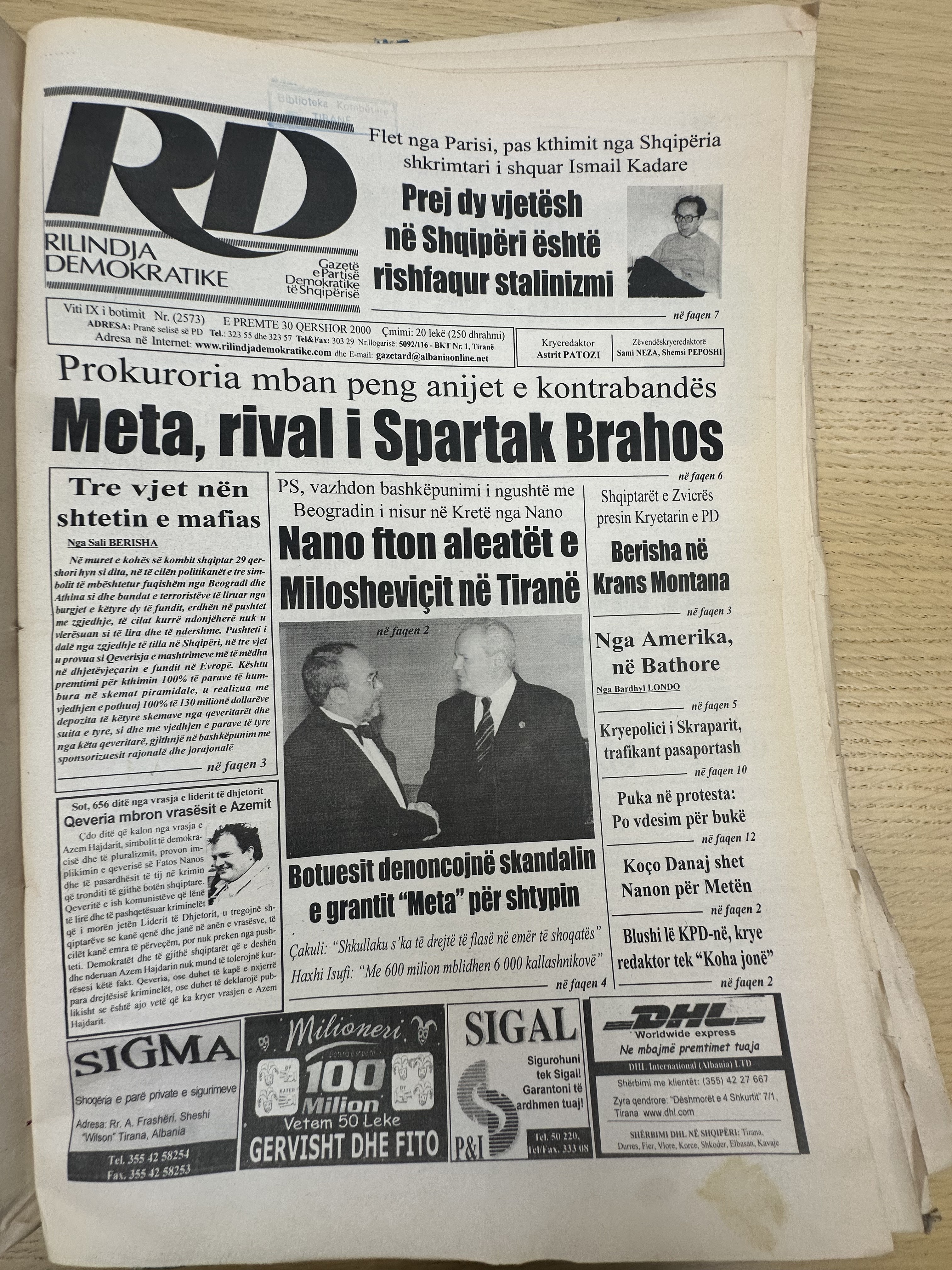 Rilindja Demokratike 2000-06-30