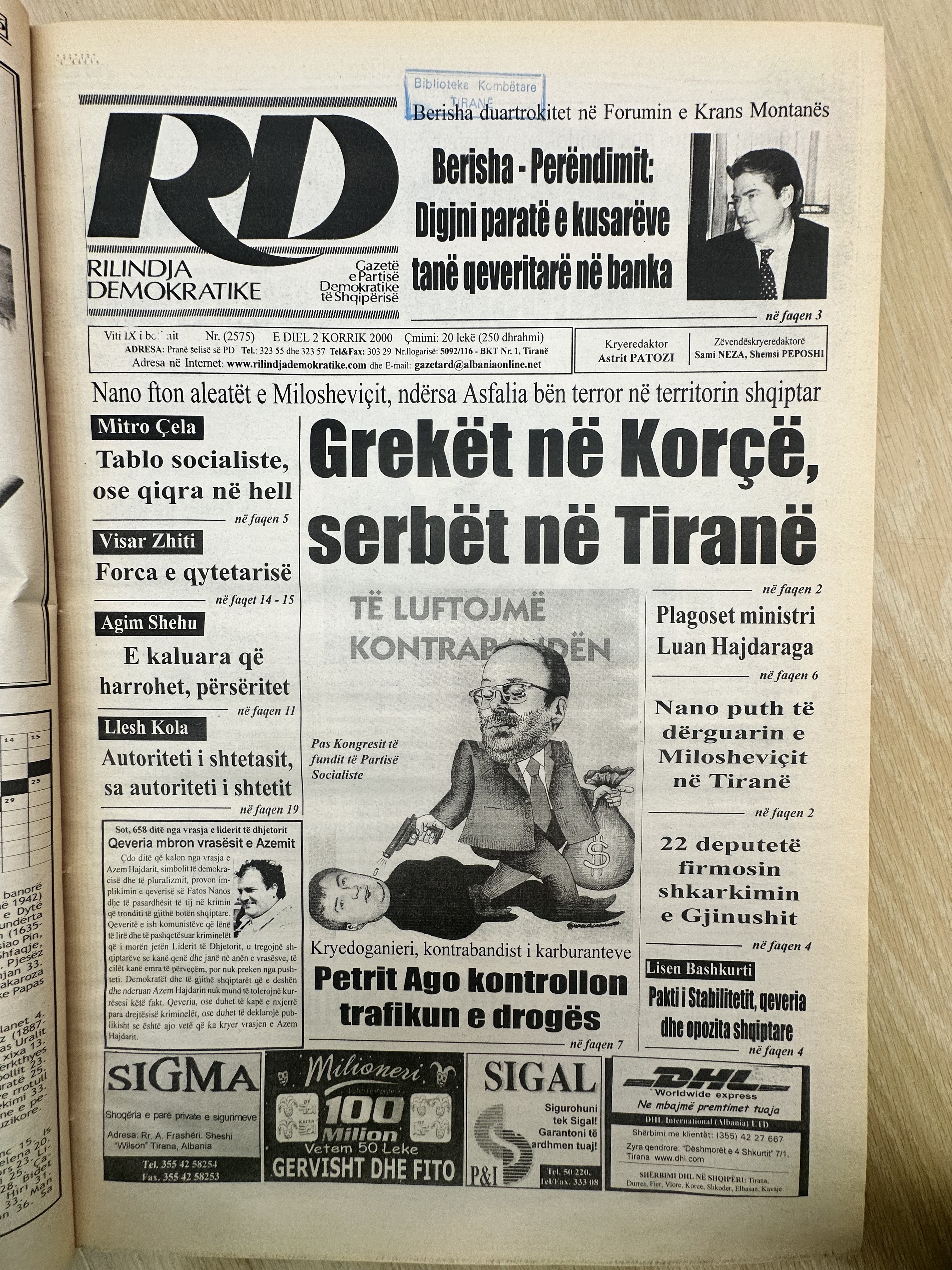 Rilindja Demokratike 2000-07-02