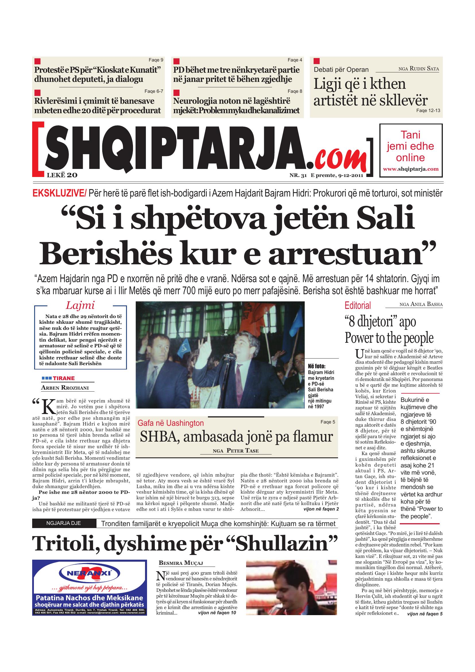 Shqiptarja.com 2011-12-09