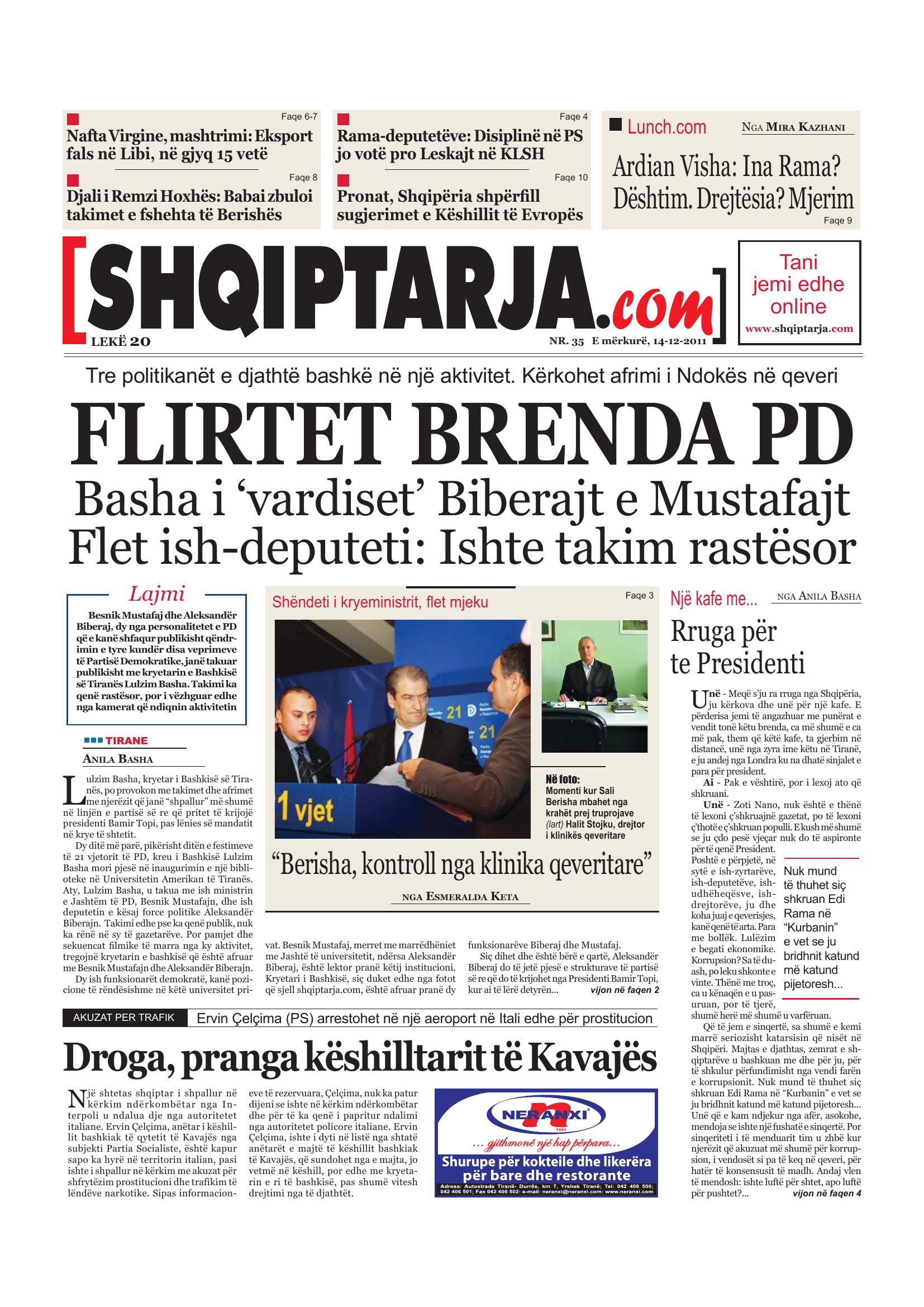 Shqiptarja.com 2011-12-14