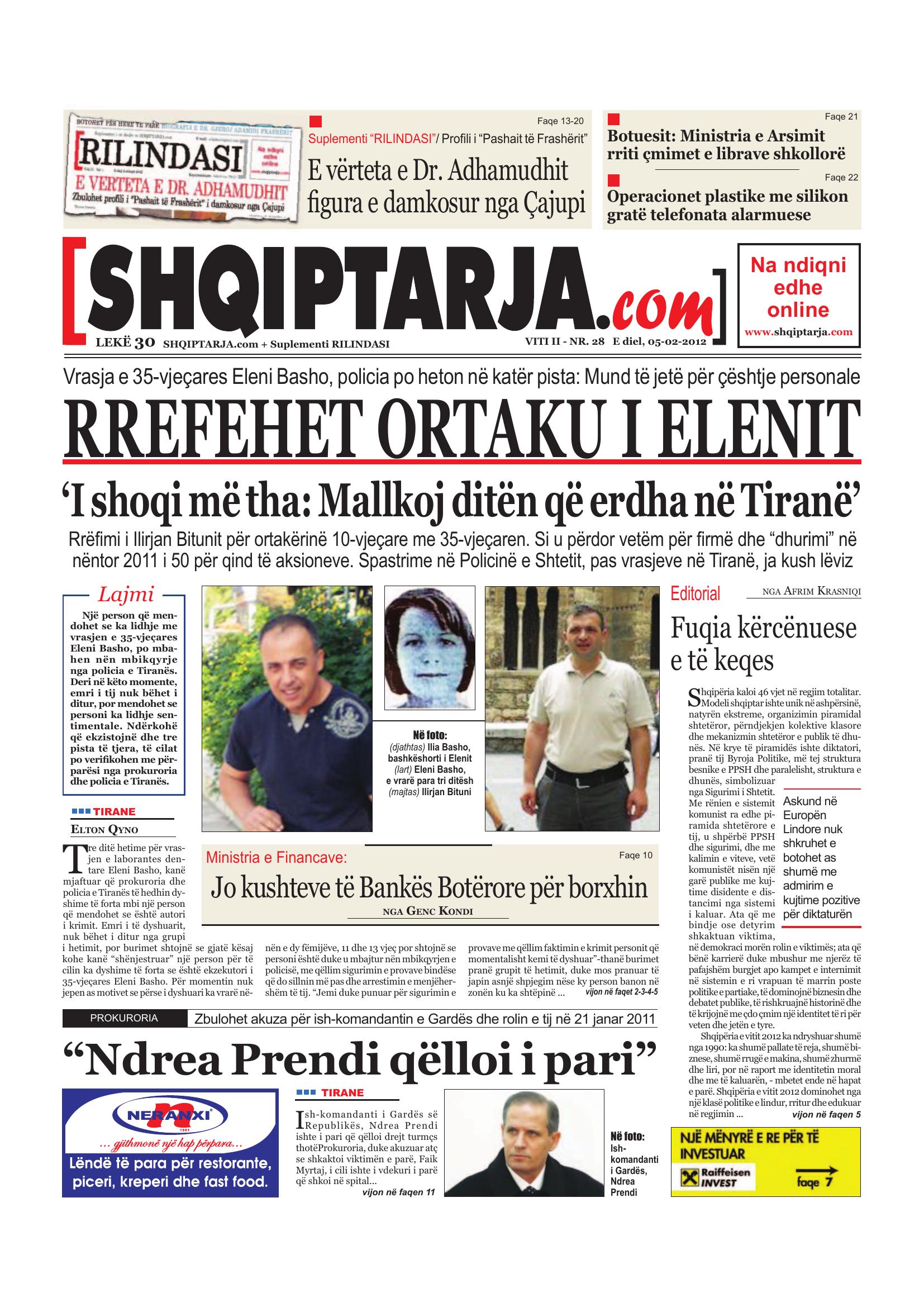 Shqiptarja.com 2012-02-05