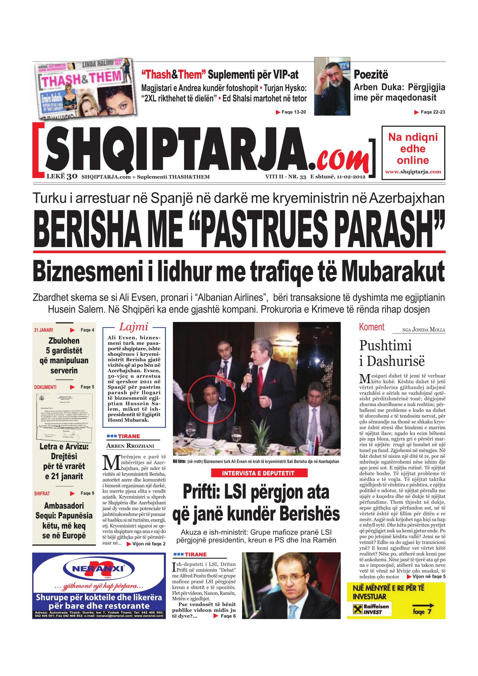 Shqiptarja.com 2012-02-11