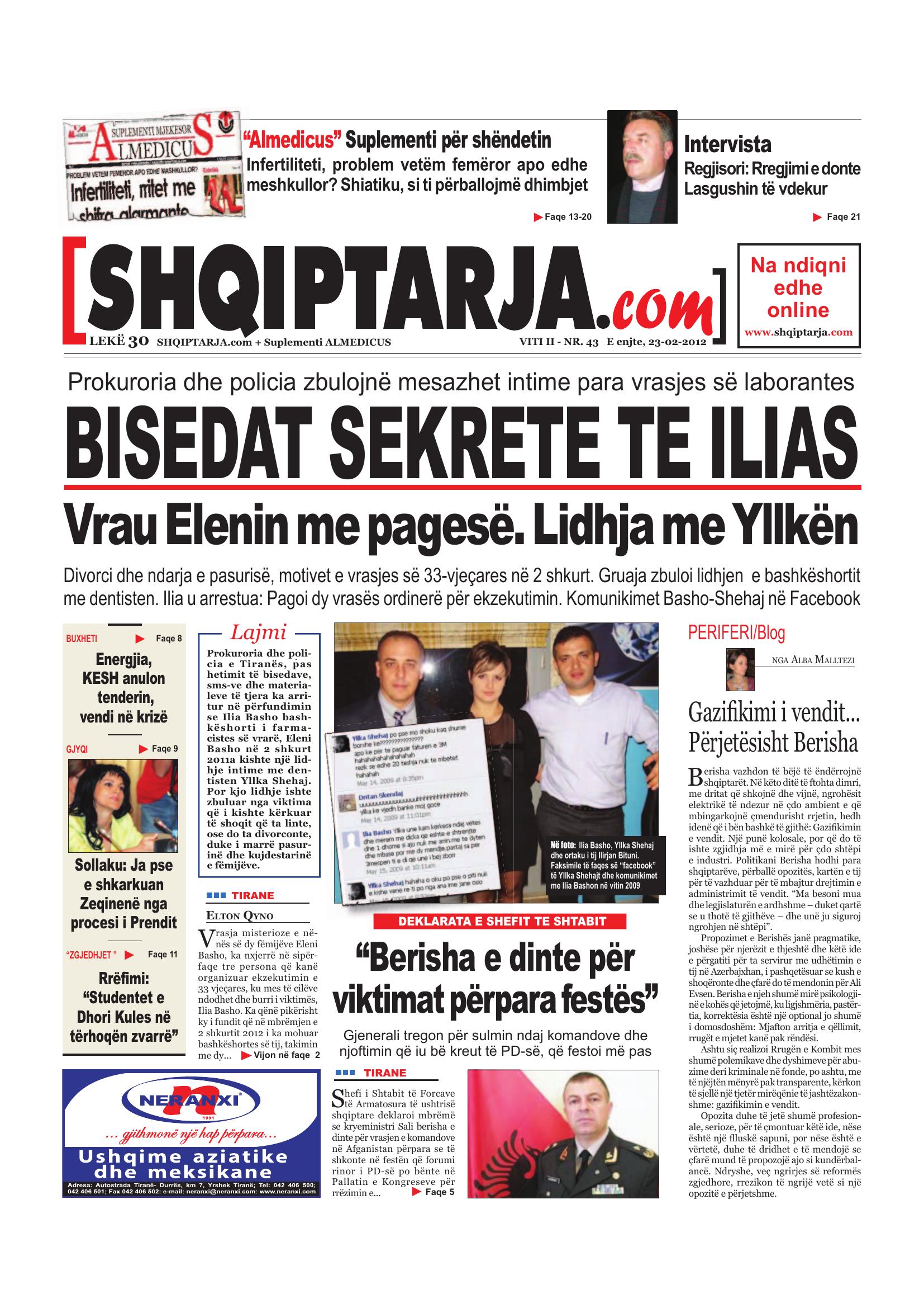 Shqiptarja.com 2012-02-23