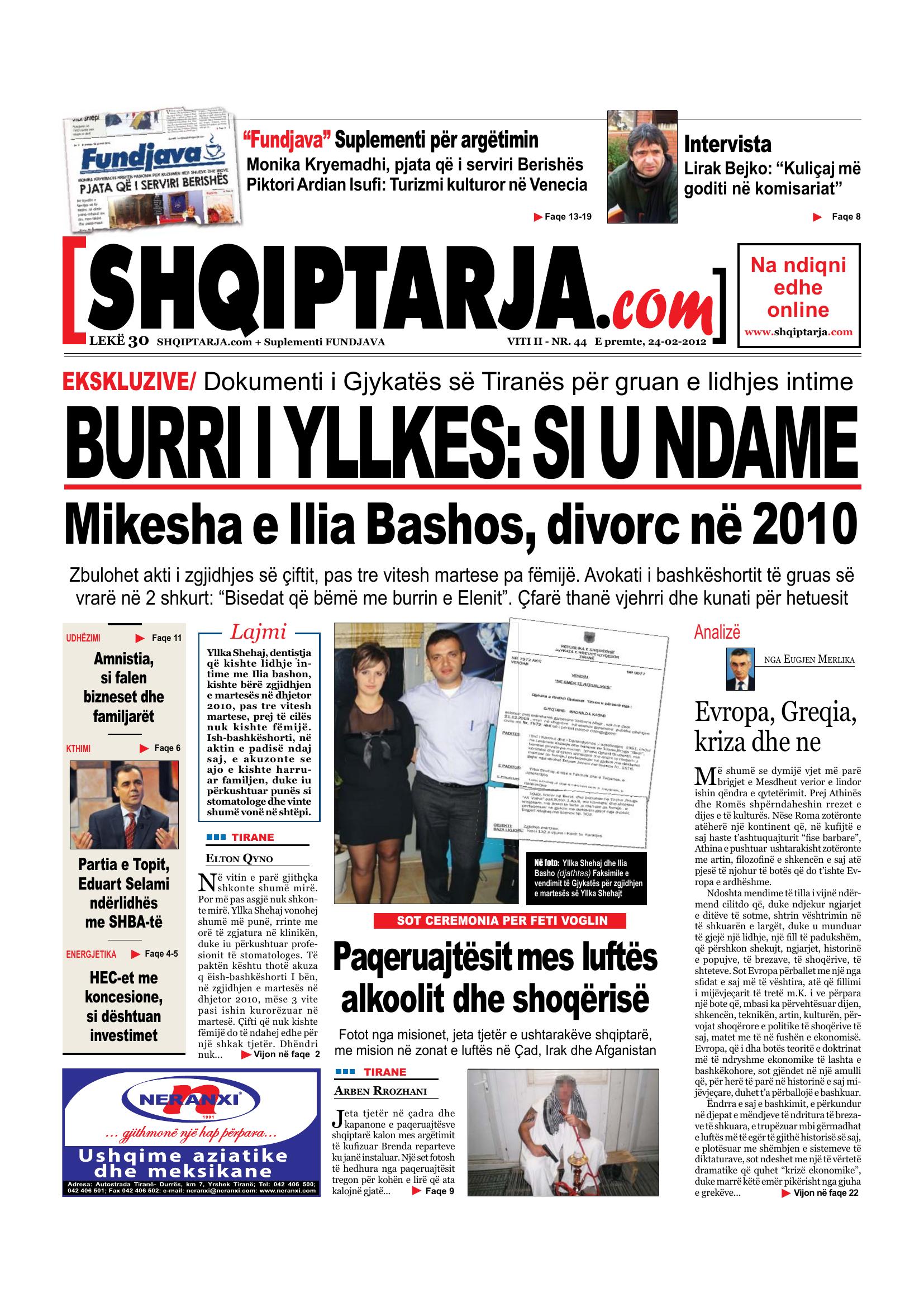 Shqiptarja.com 2012-02-24