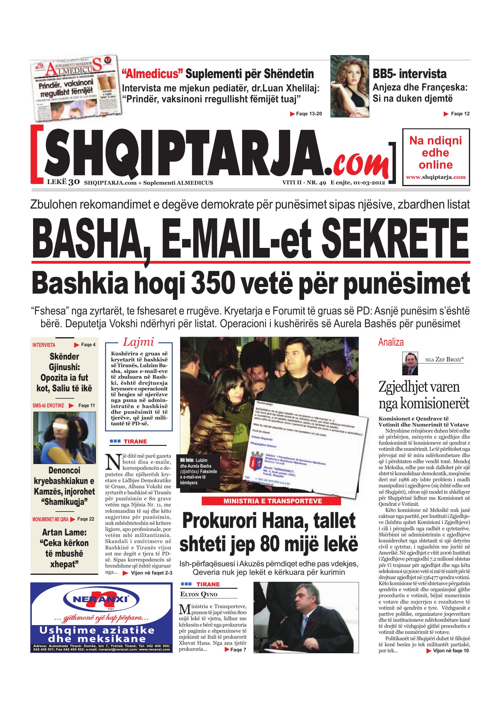 Shqiptarja.com 2012-03-01