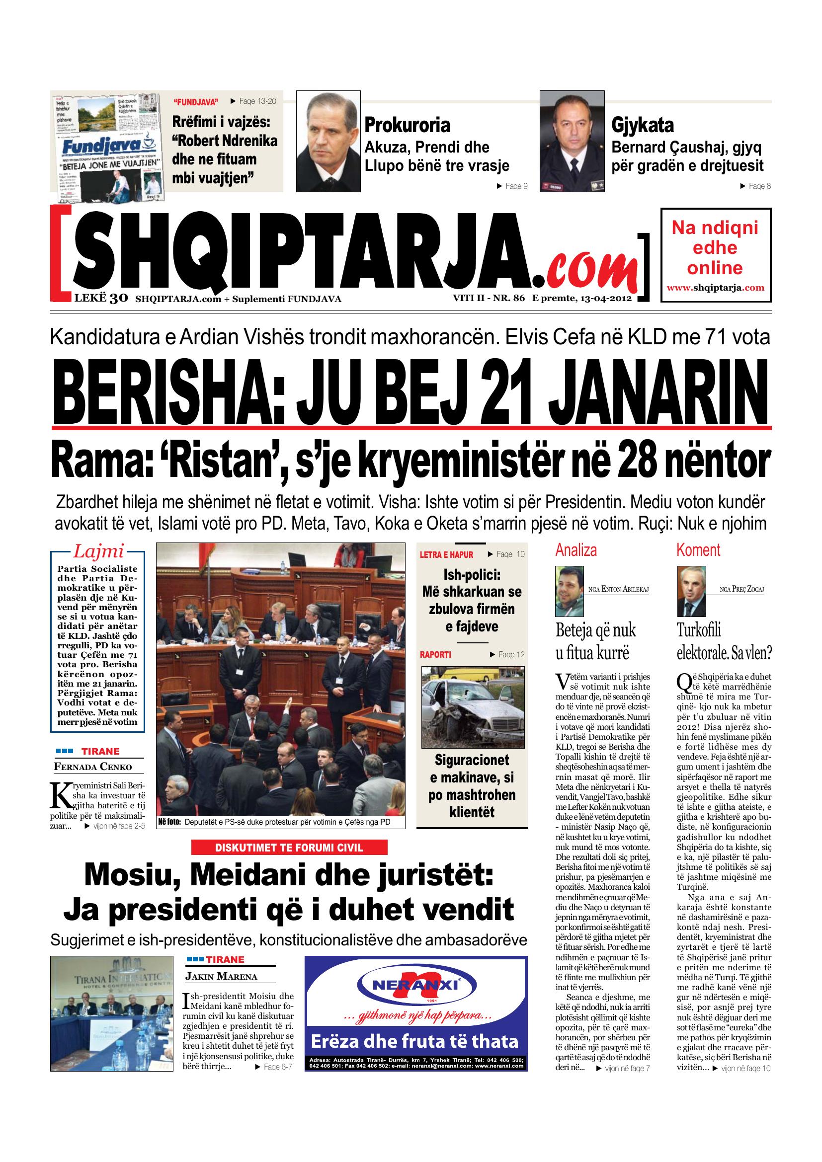 Shqiptarja.com 2012-04-13