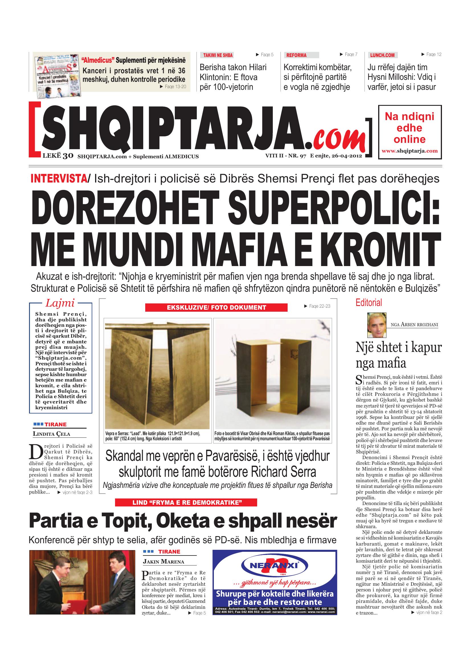 Shqiptarja.com 2012-04-26