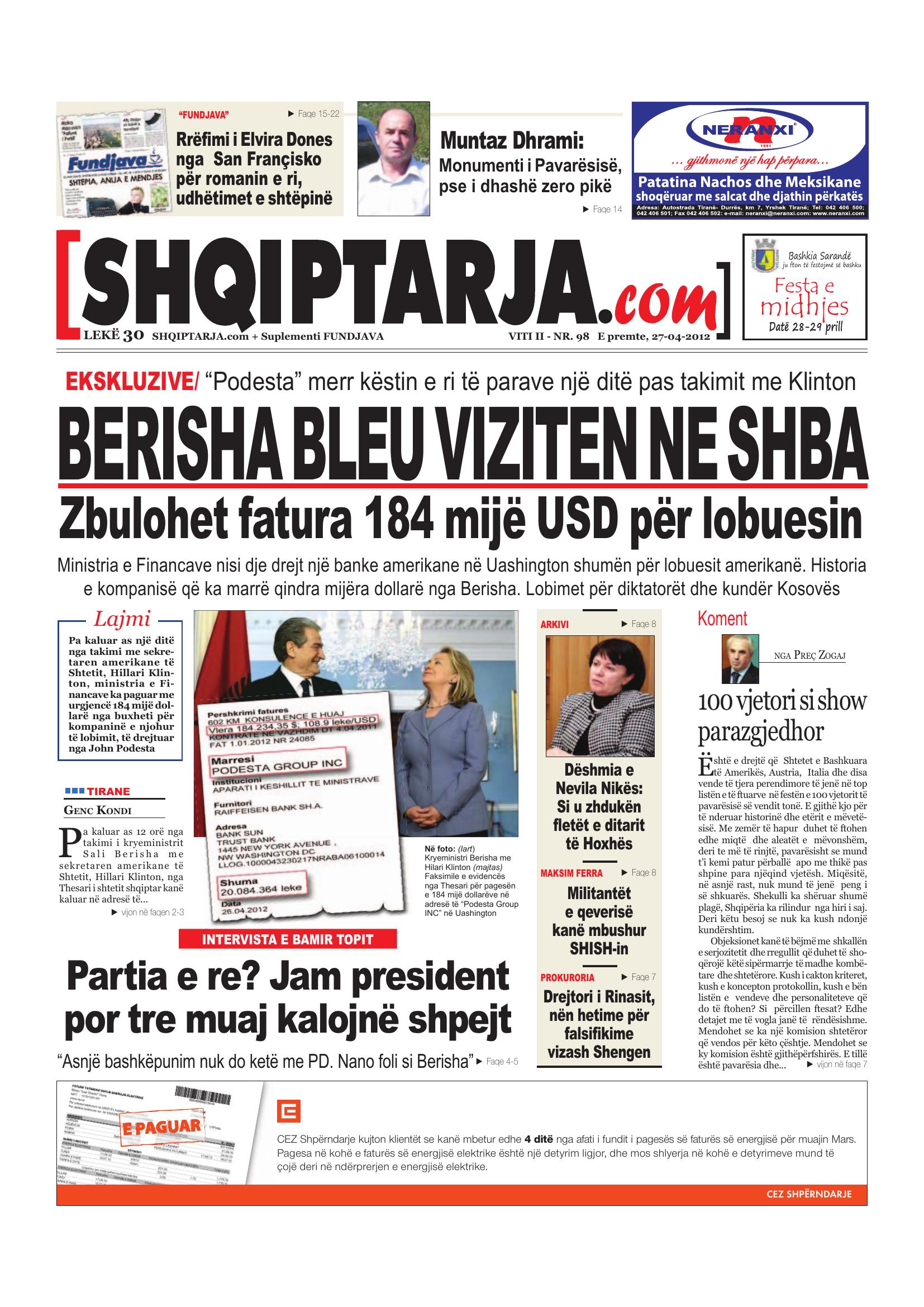 Shqiptarja.com 2012-04-27
