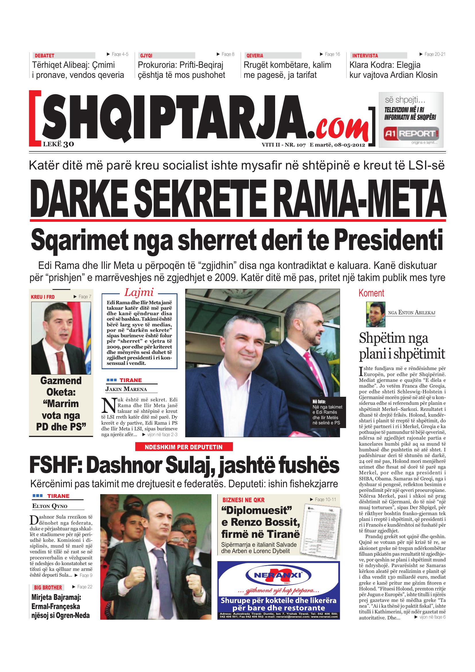Shqiptarja.com 2012-05-08