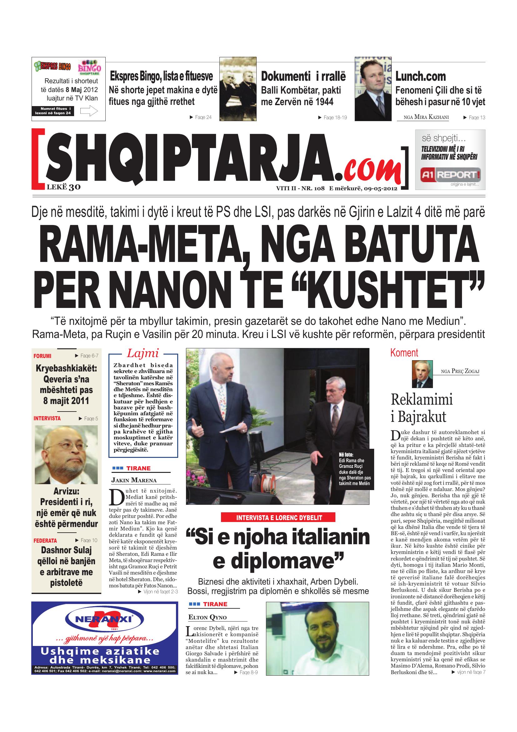 Shqiptarja.com 2012-05-09