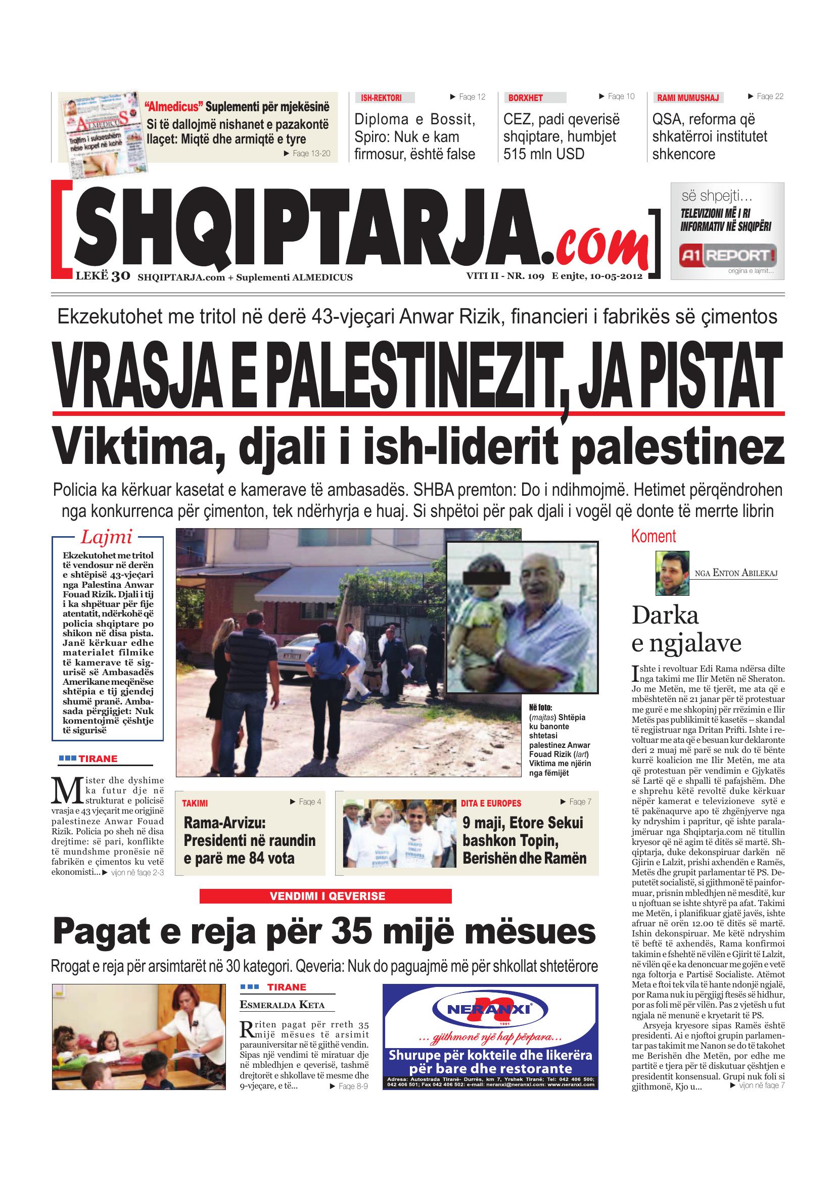 Shqiptarja.com 2012-05-10