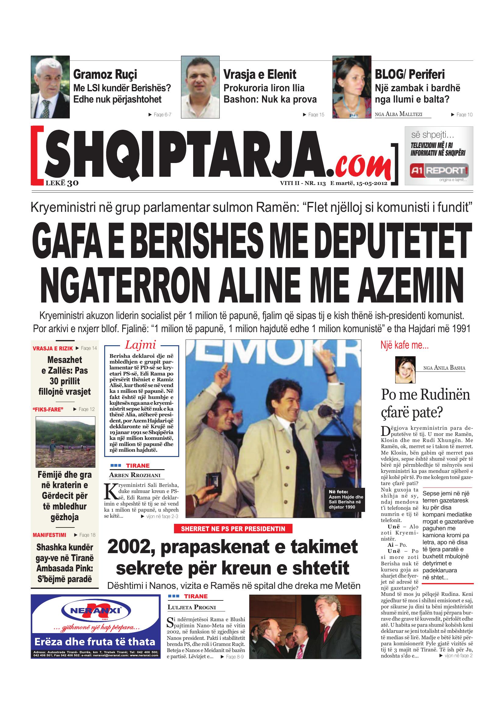 Shqiptarja.com 2012-05-15