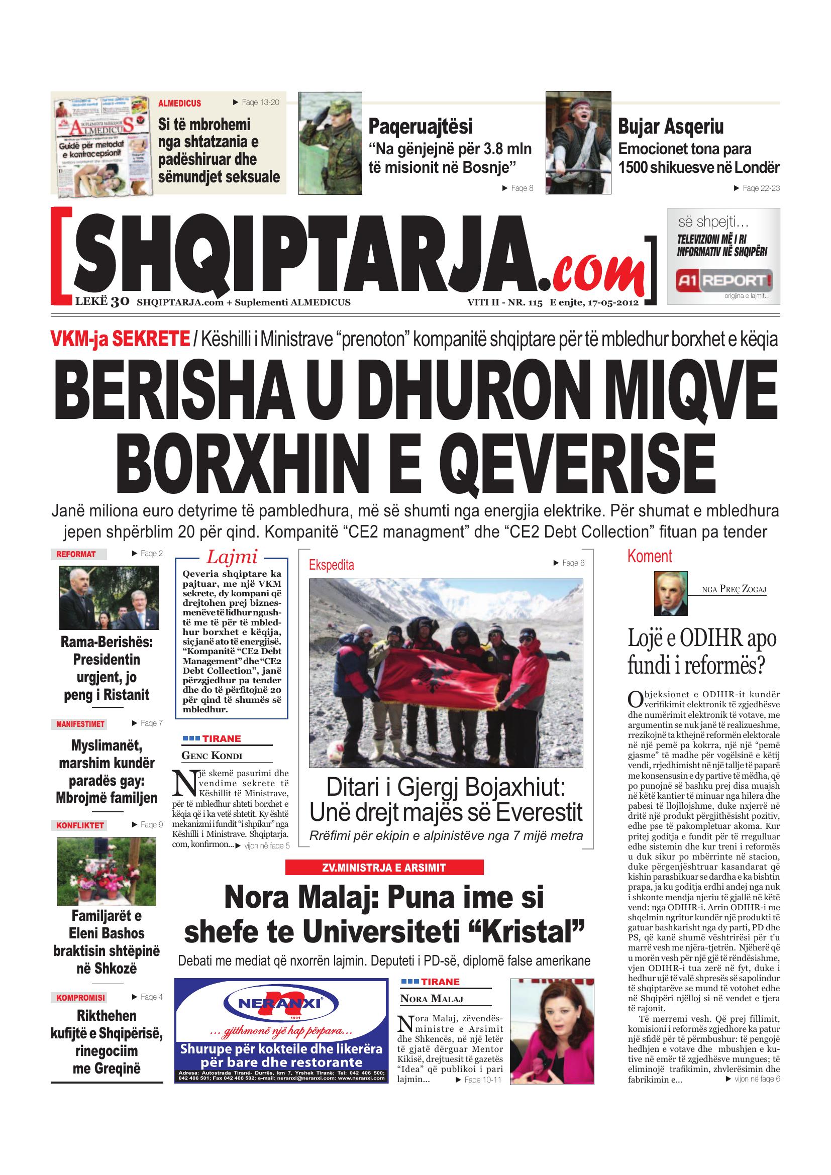 Shqiptarja.com 2012-05-17