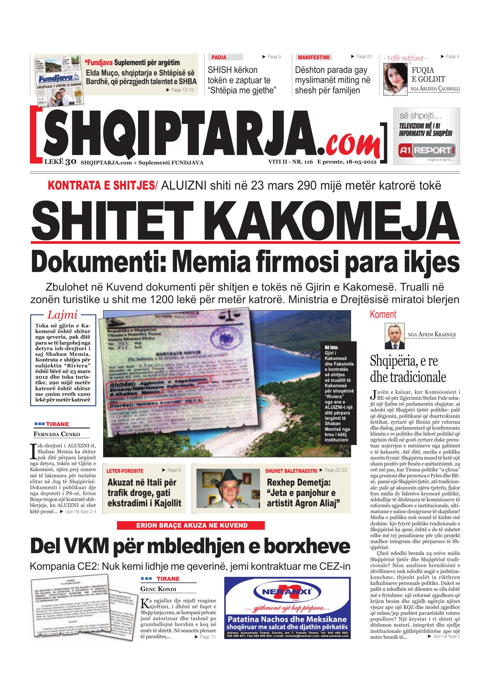 Shqiptarja.com 2012-05-18