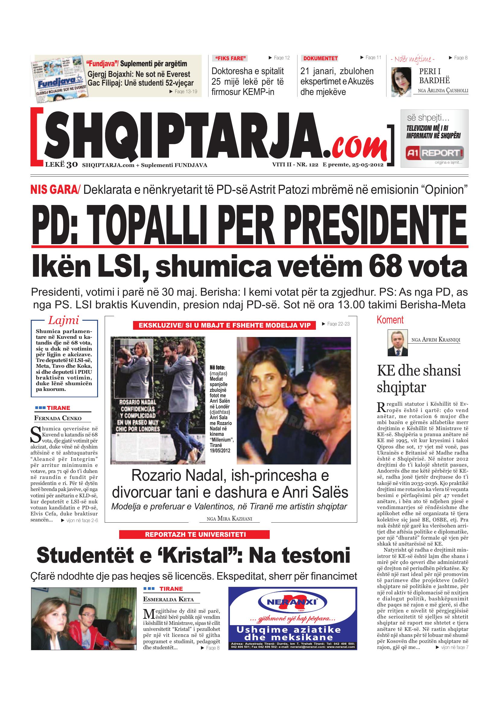Shqiptarja.com 2012-05-25