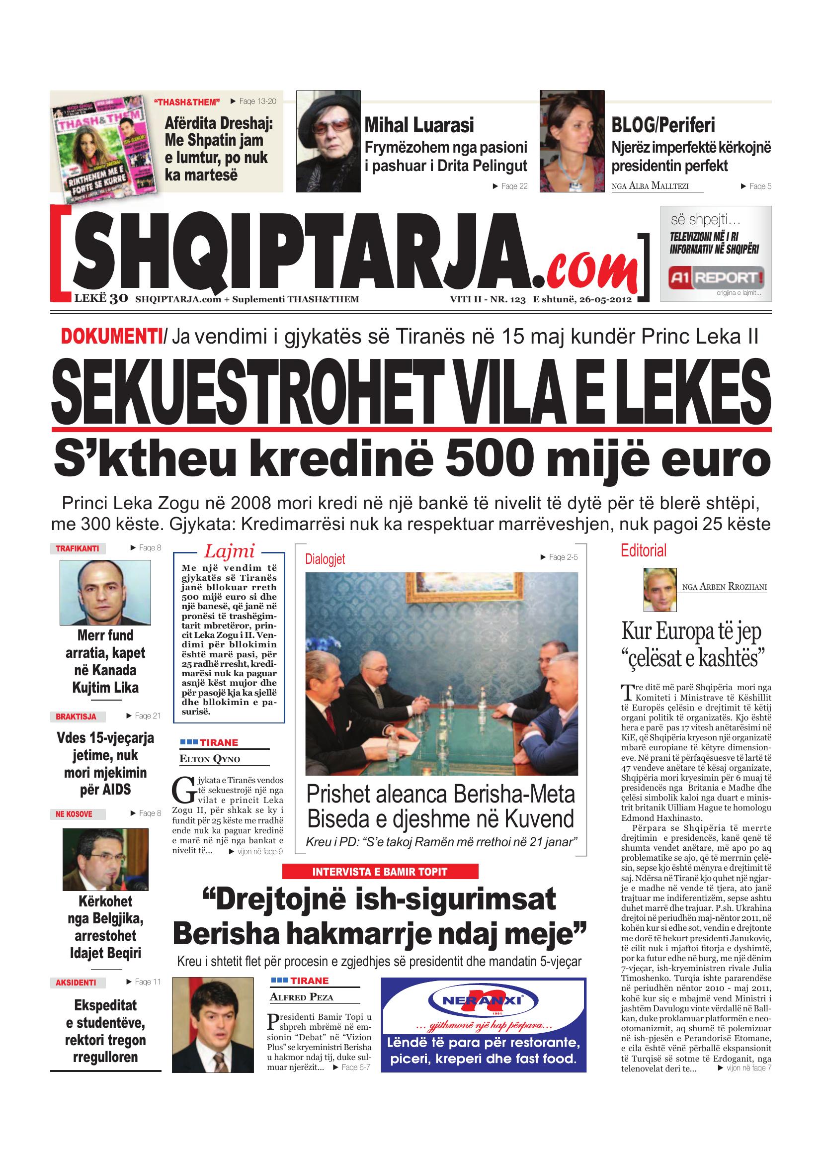 Shqiptarja.com 2012-05-26