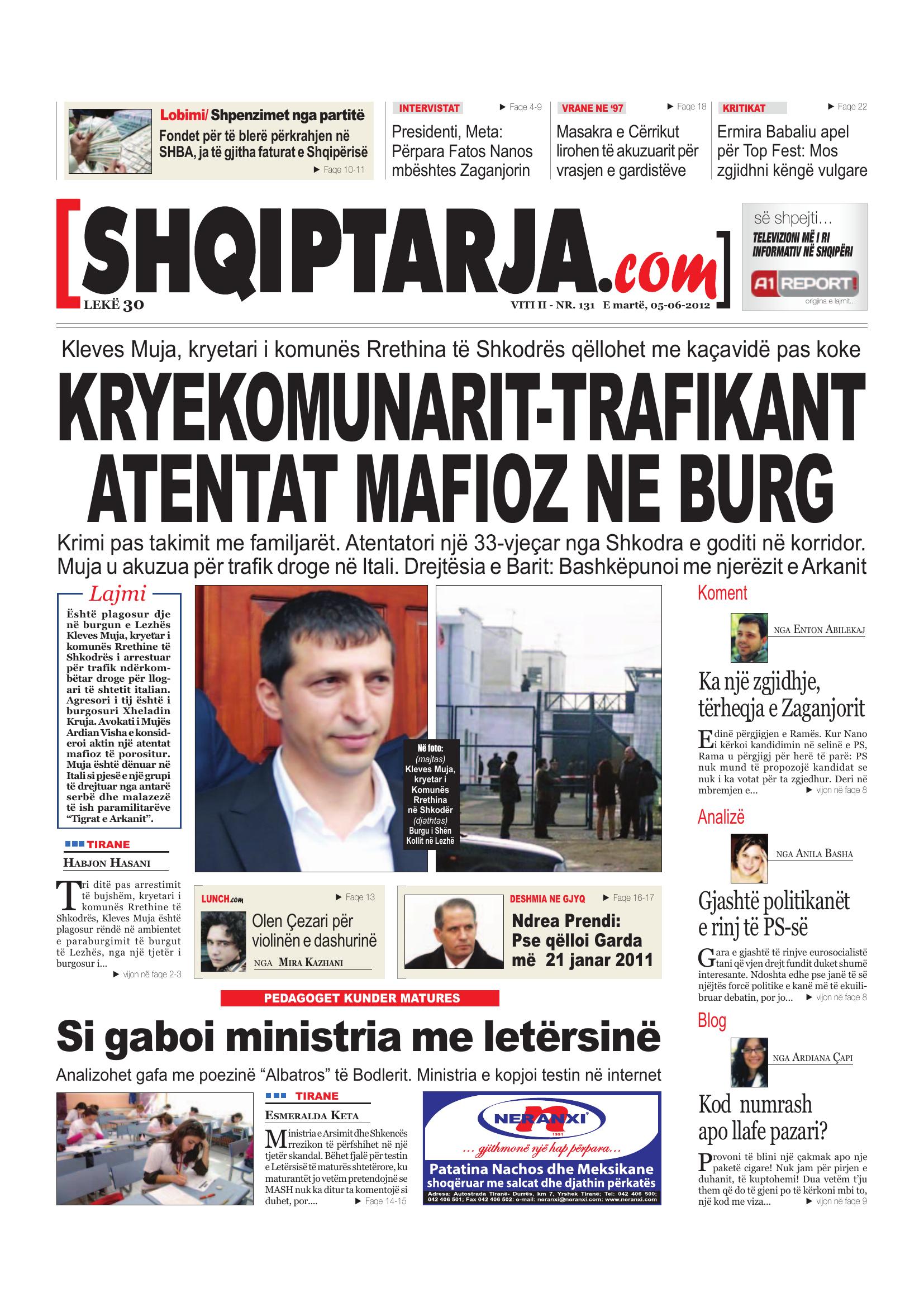 Shqiptarja.com 2012-06-05