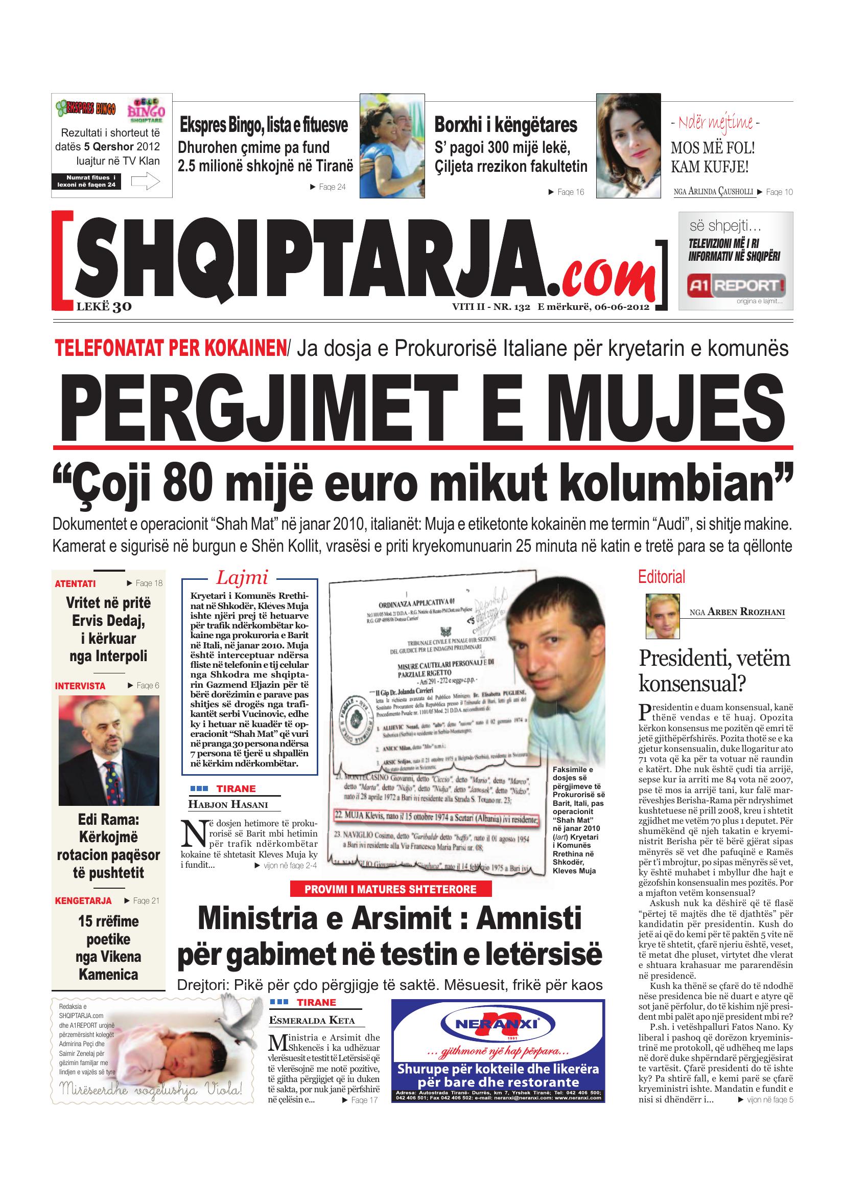 Shqiptarja.com 2012-06-06