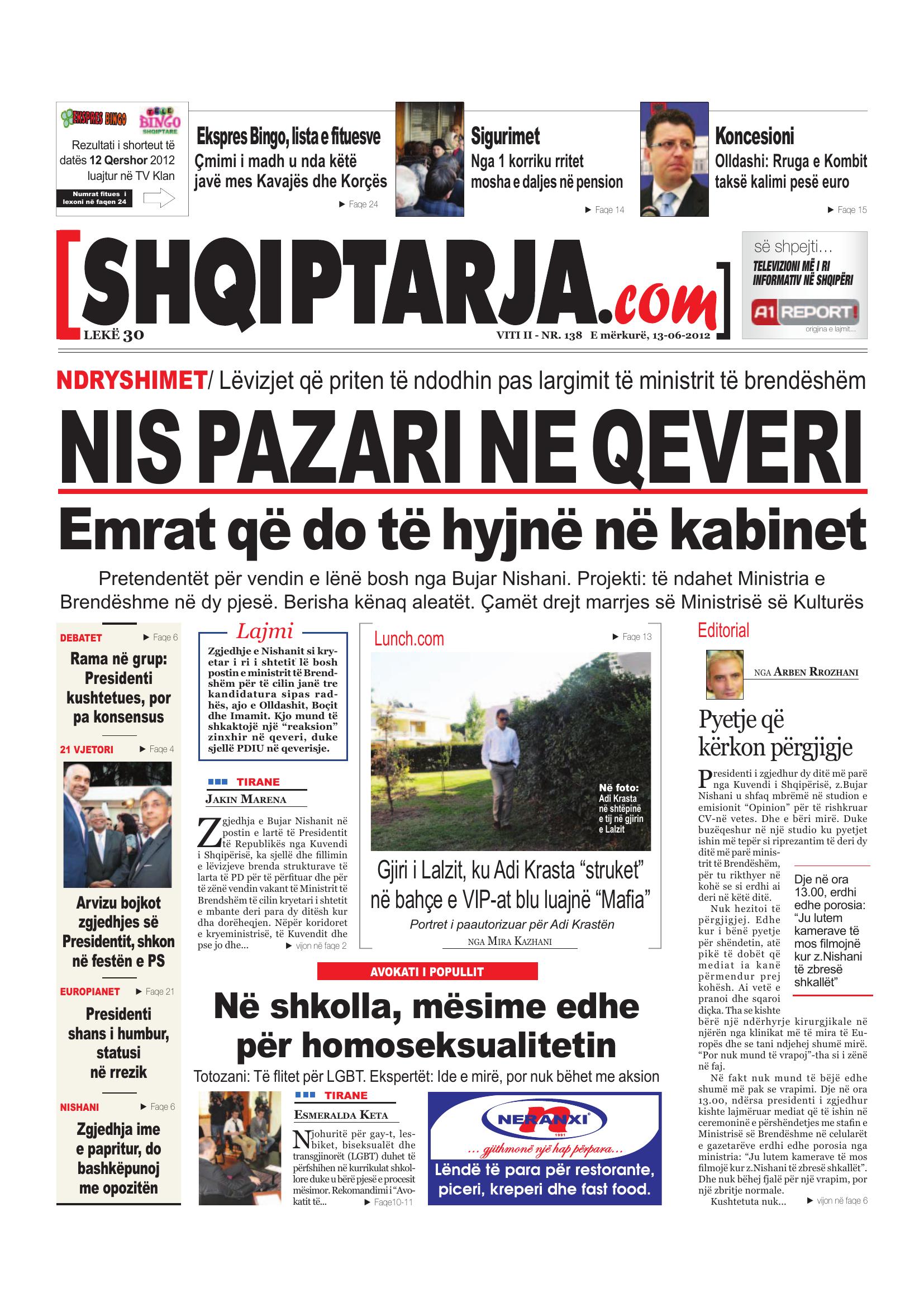 Shqiptarja.com 2012-06-13