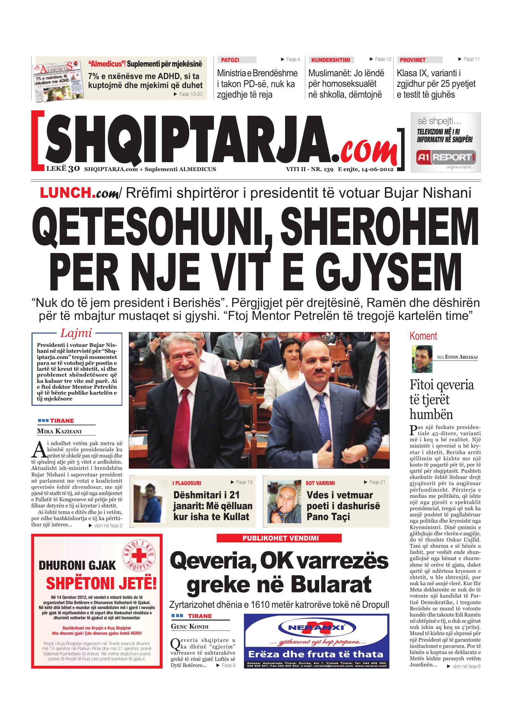 Shqiptarja.com 2012-06-14