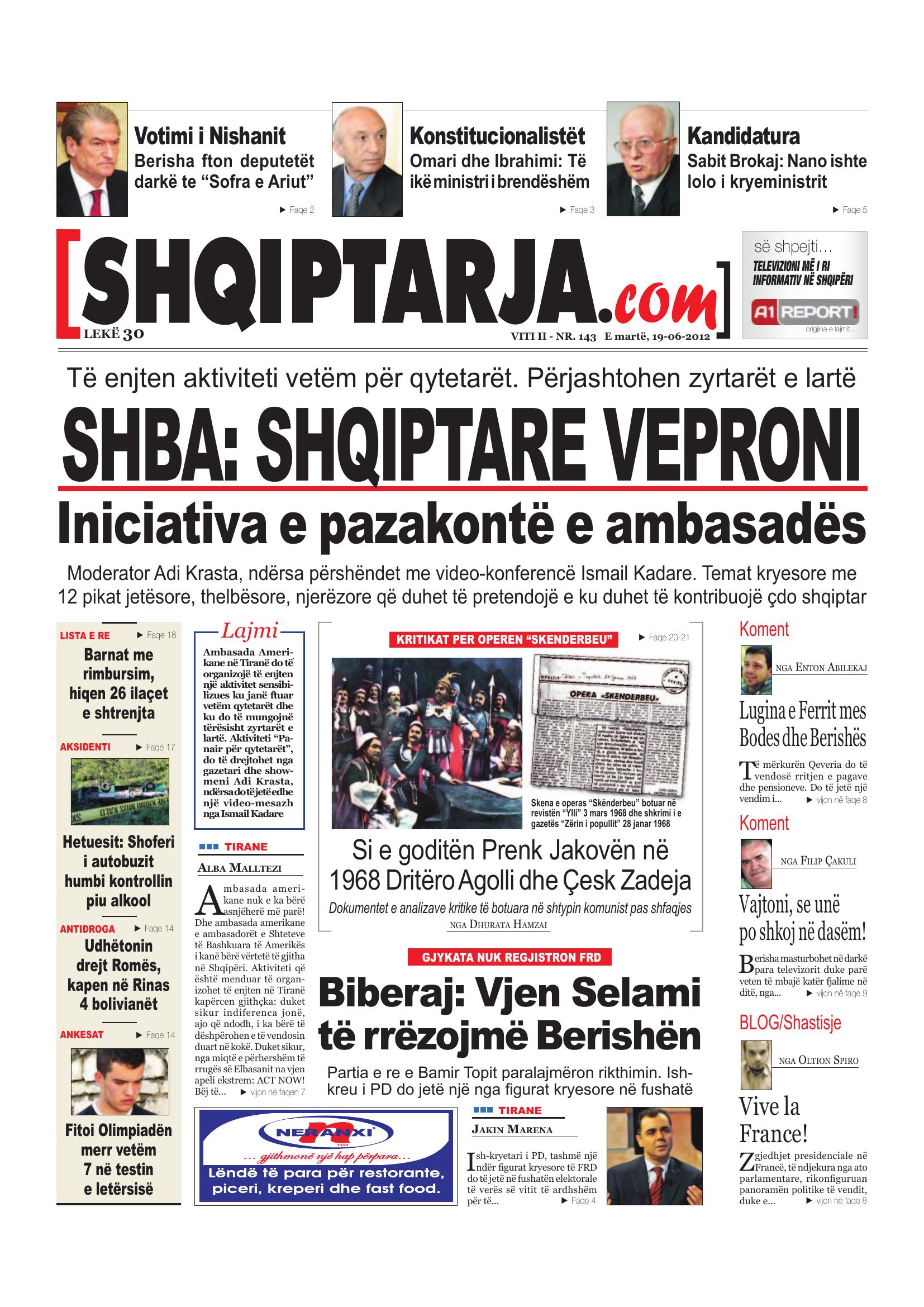 Shqiptarja.com 2012-06-19