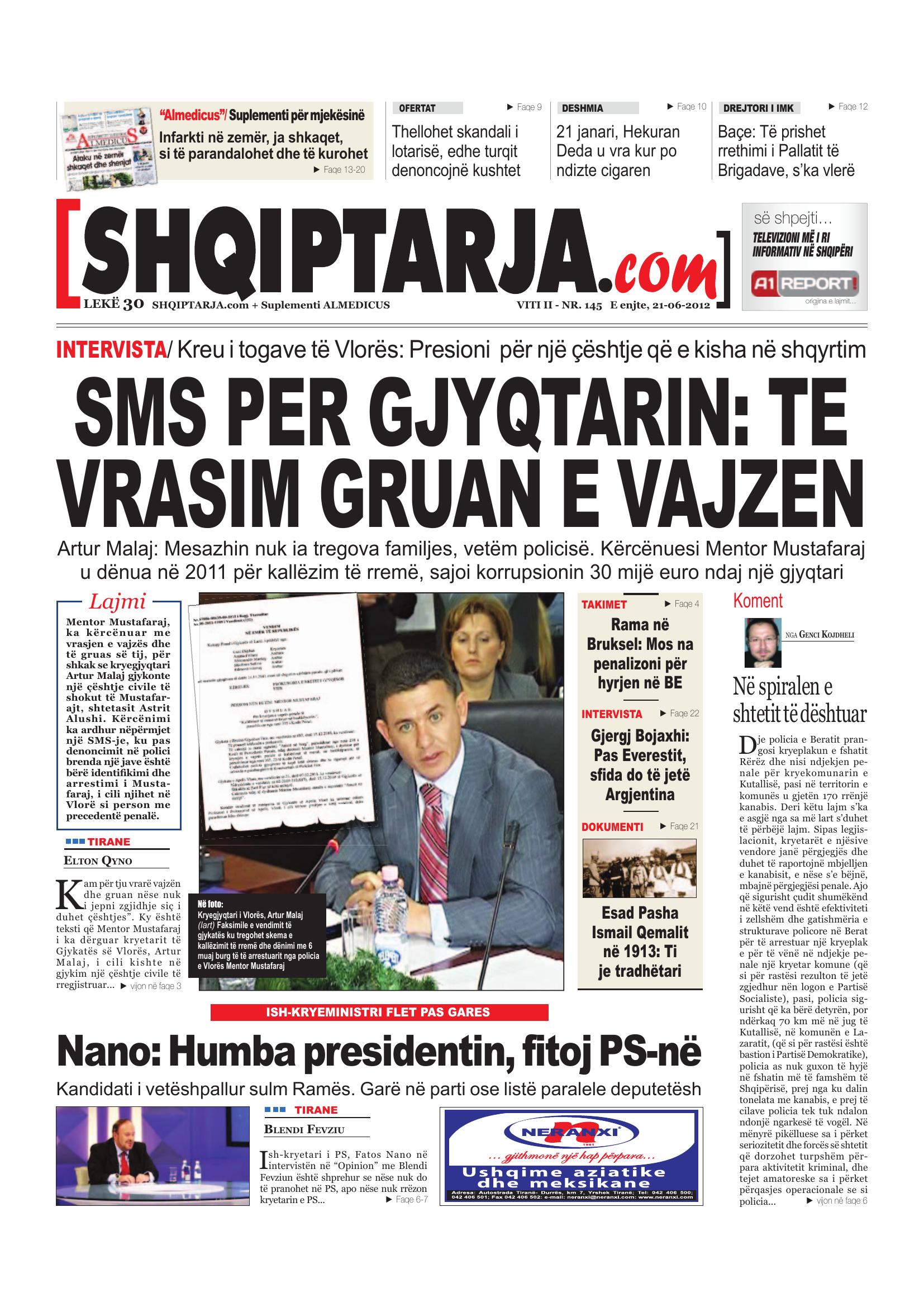 Shqiptarja.com 2012-06-21