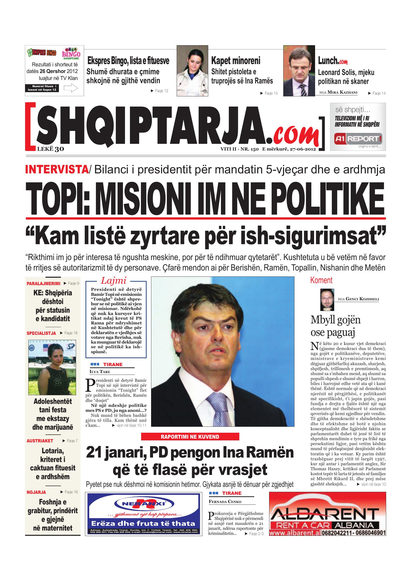 Shqiptarja.com 2012-06-27