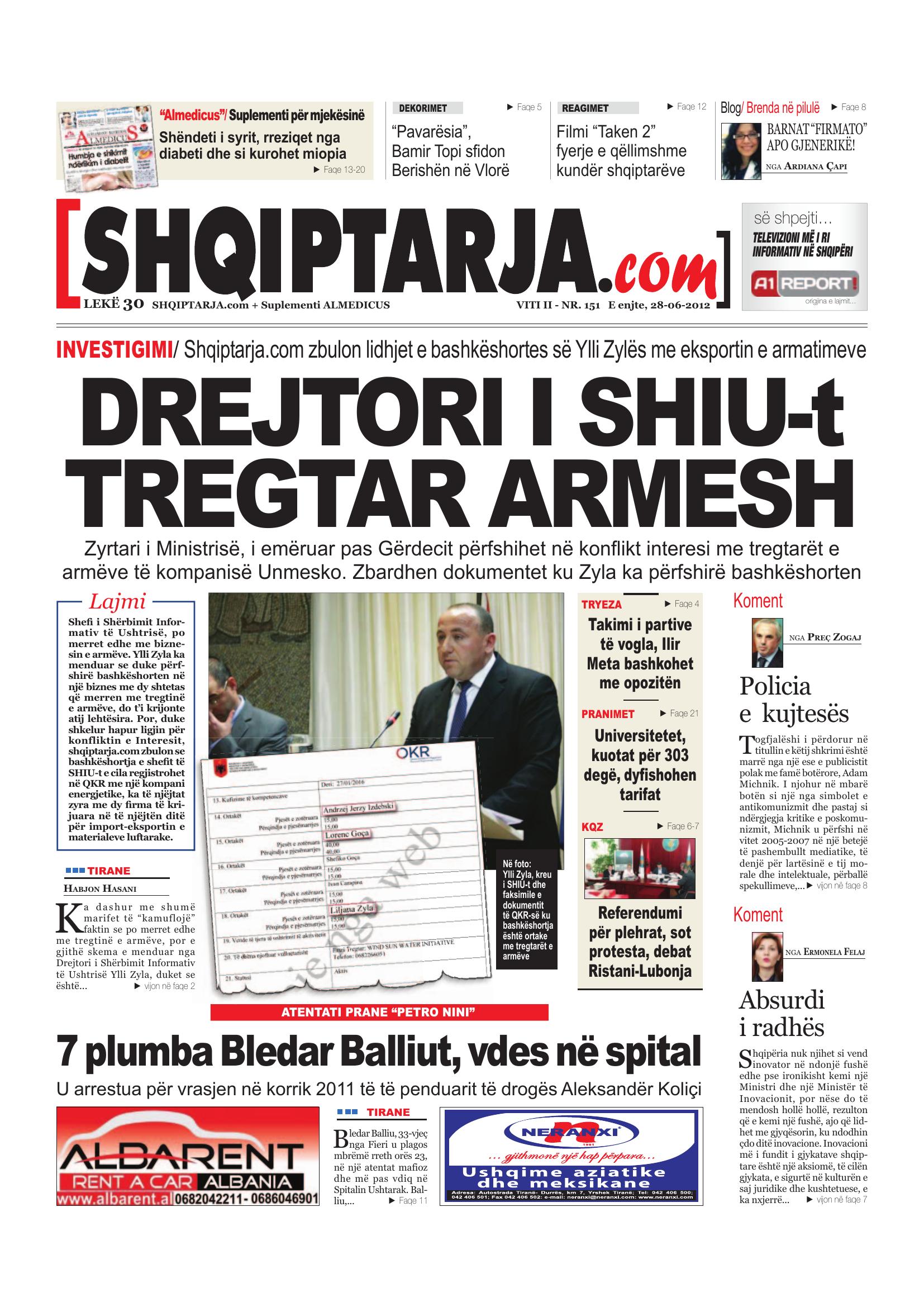Shqiptarja.com 2012-06-28
