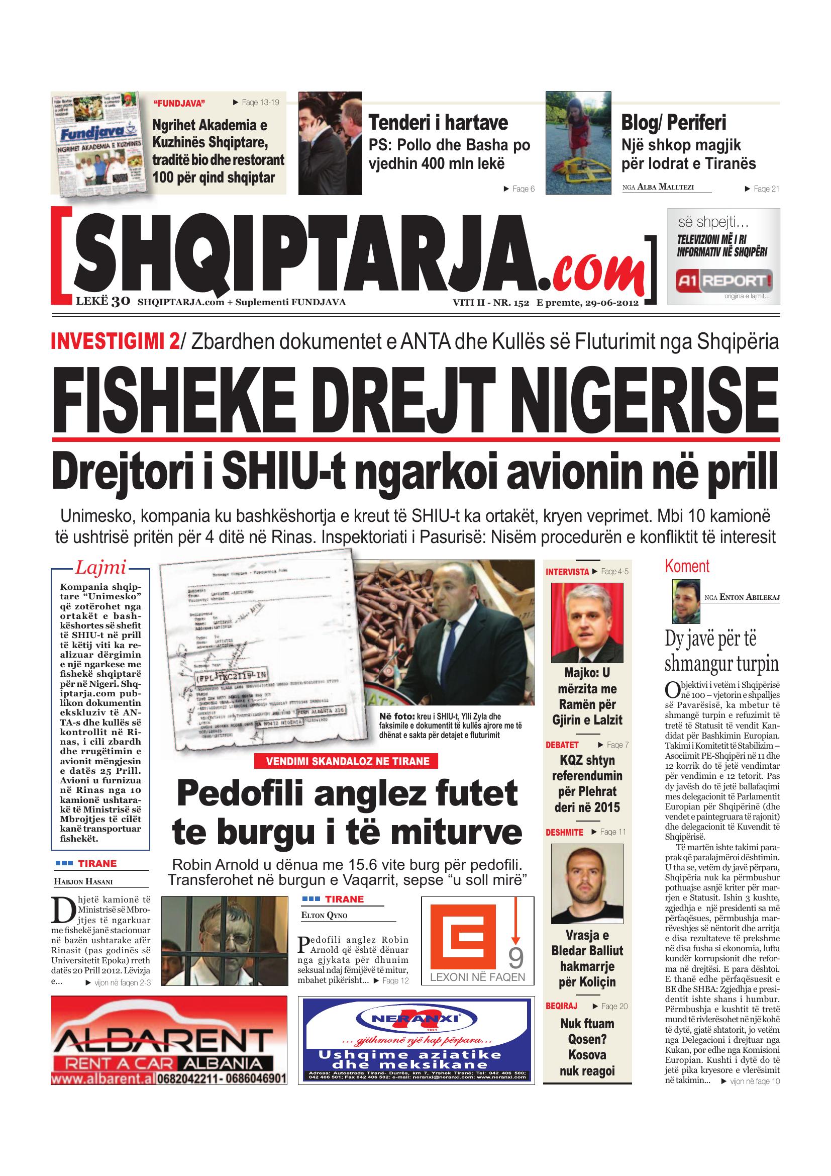 Shqiptarja.com 2012-06-29
