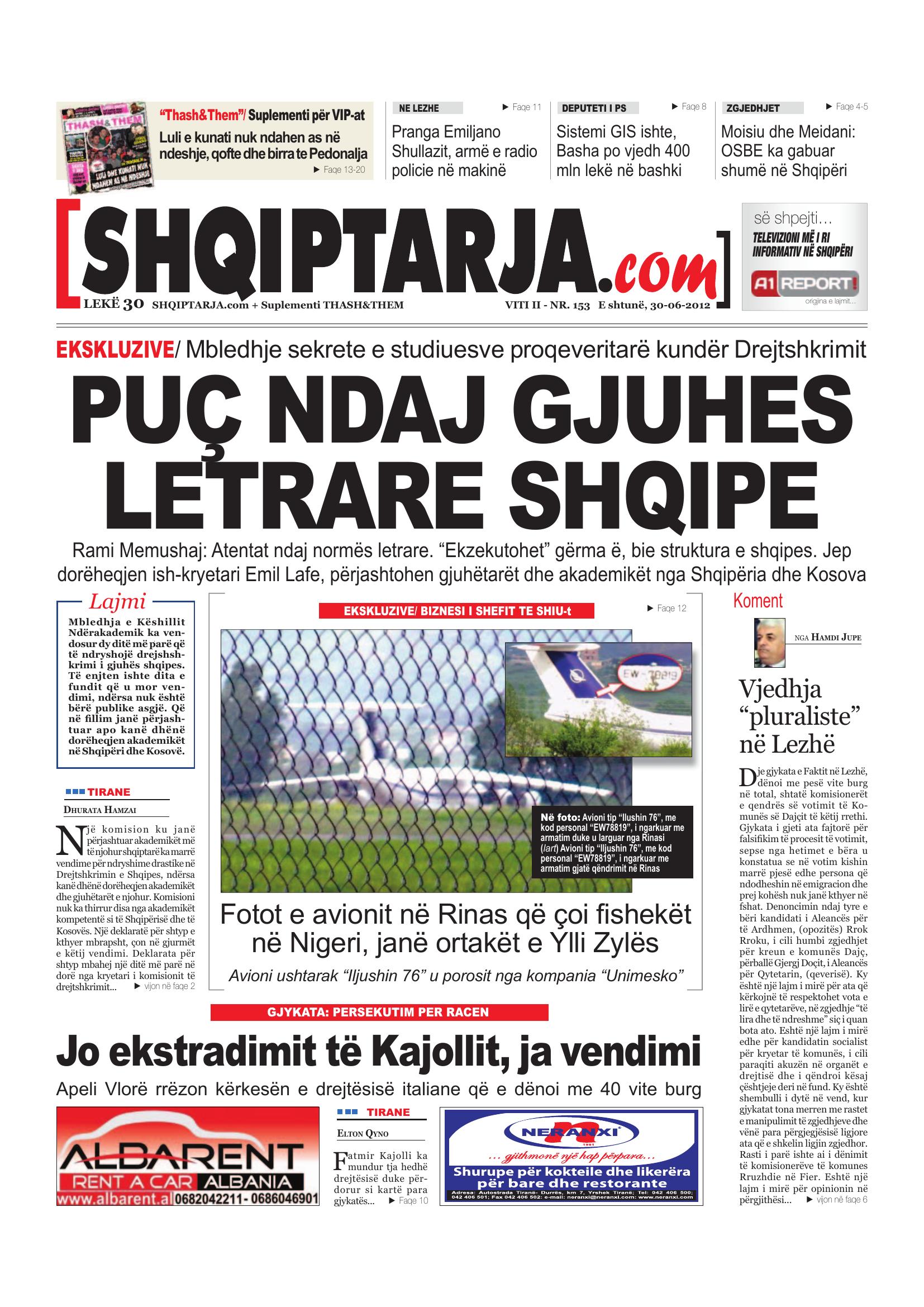 Shqiptarja.com 2012-06-30