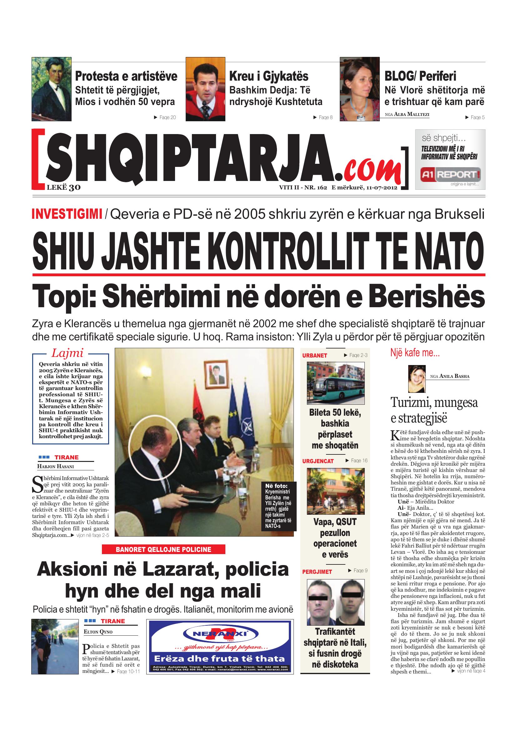 Shqiptarja.com 2012-07-11