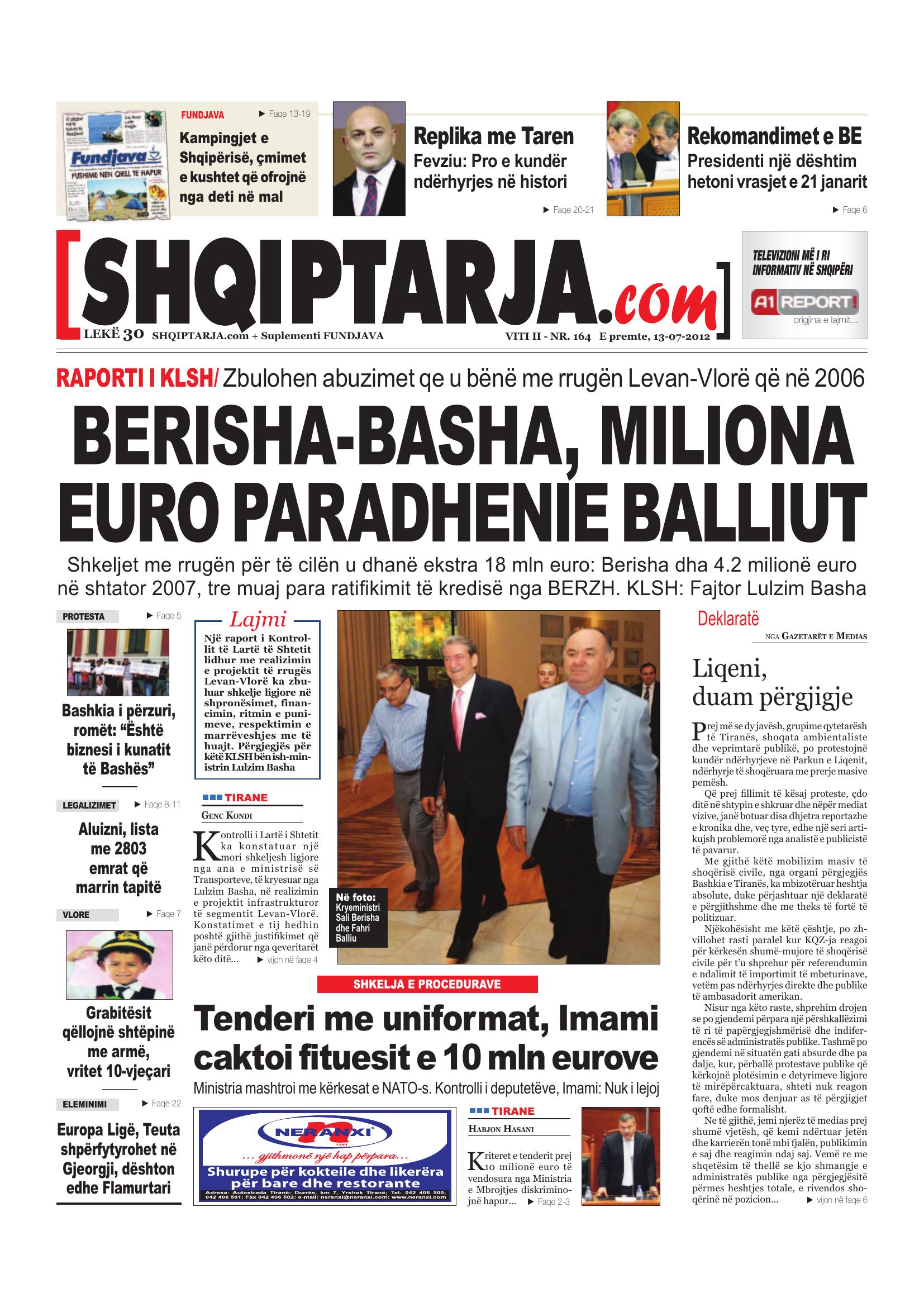 Shqiptarja.com 2012-07-13
