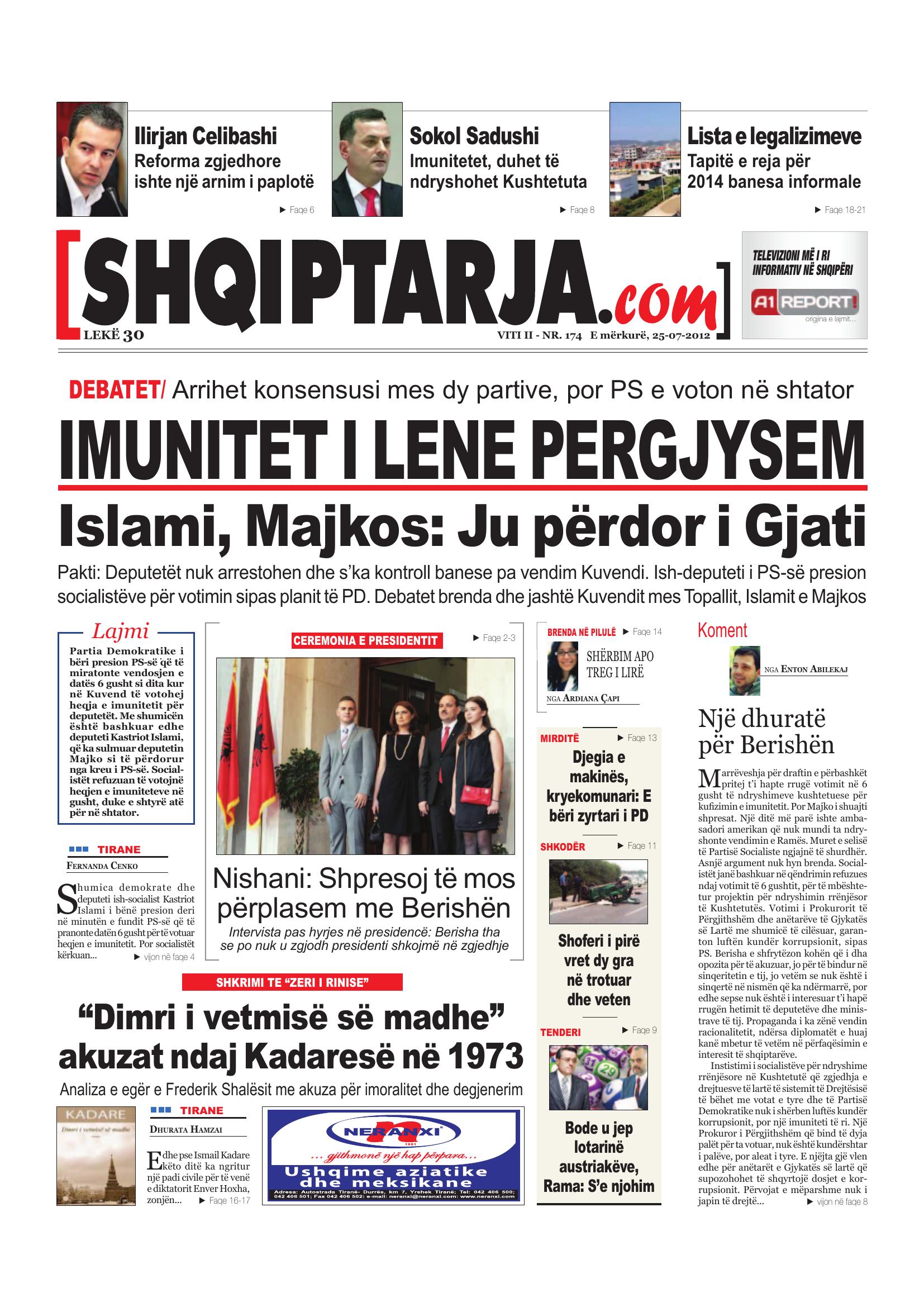 Shqiptarja.com 2012-07-25