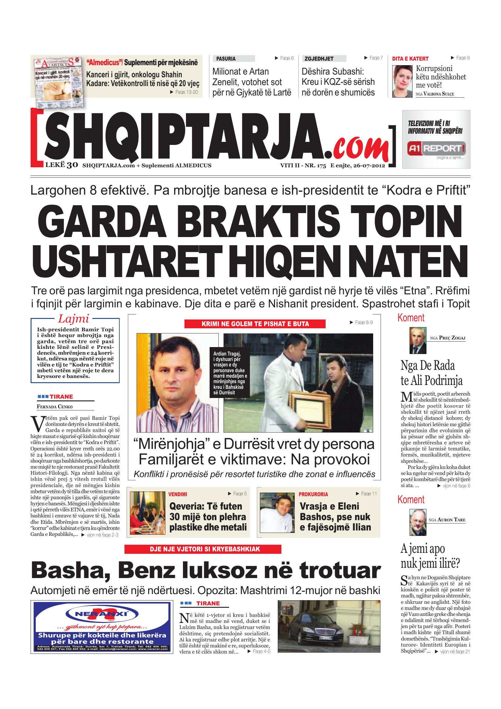 Shqiptarja.com 2012-07-26