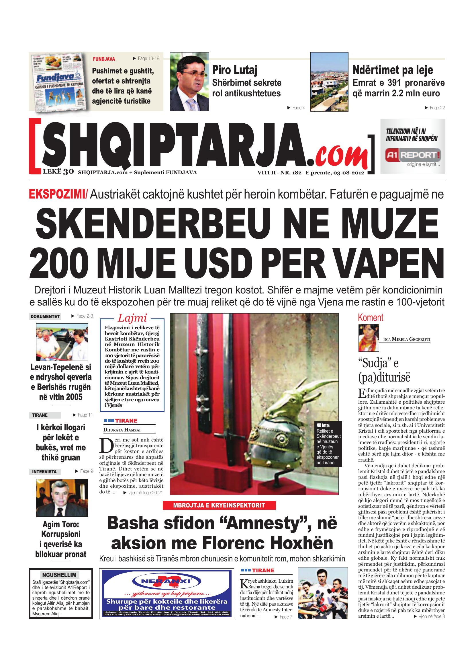 Shqiptarja.com 2012-08-03