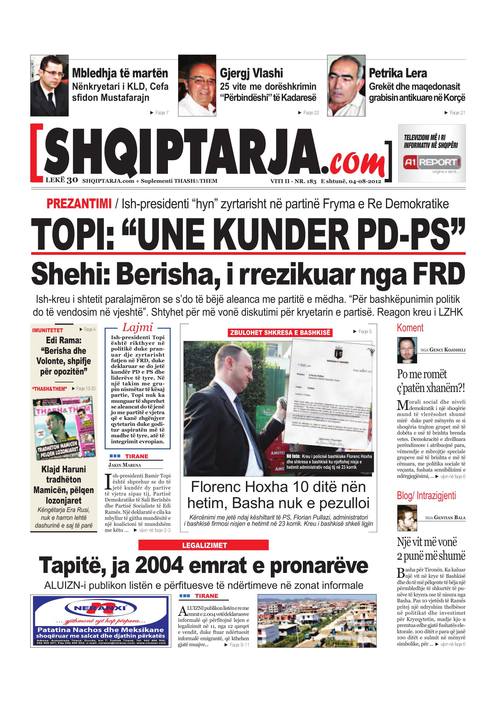 Shqiptarja.com 2012-08-04