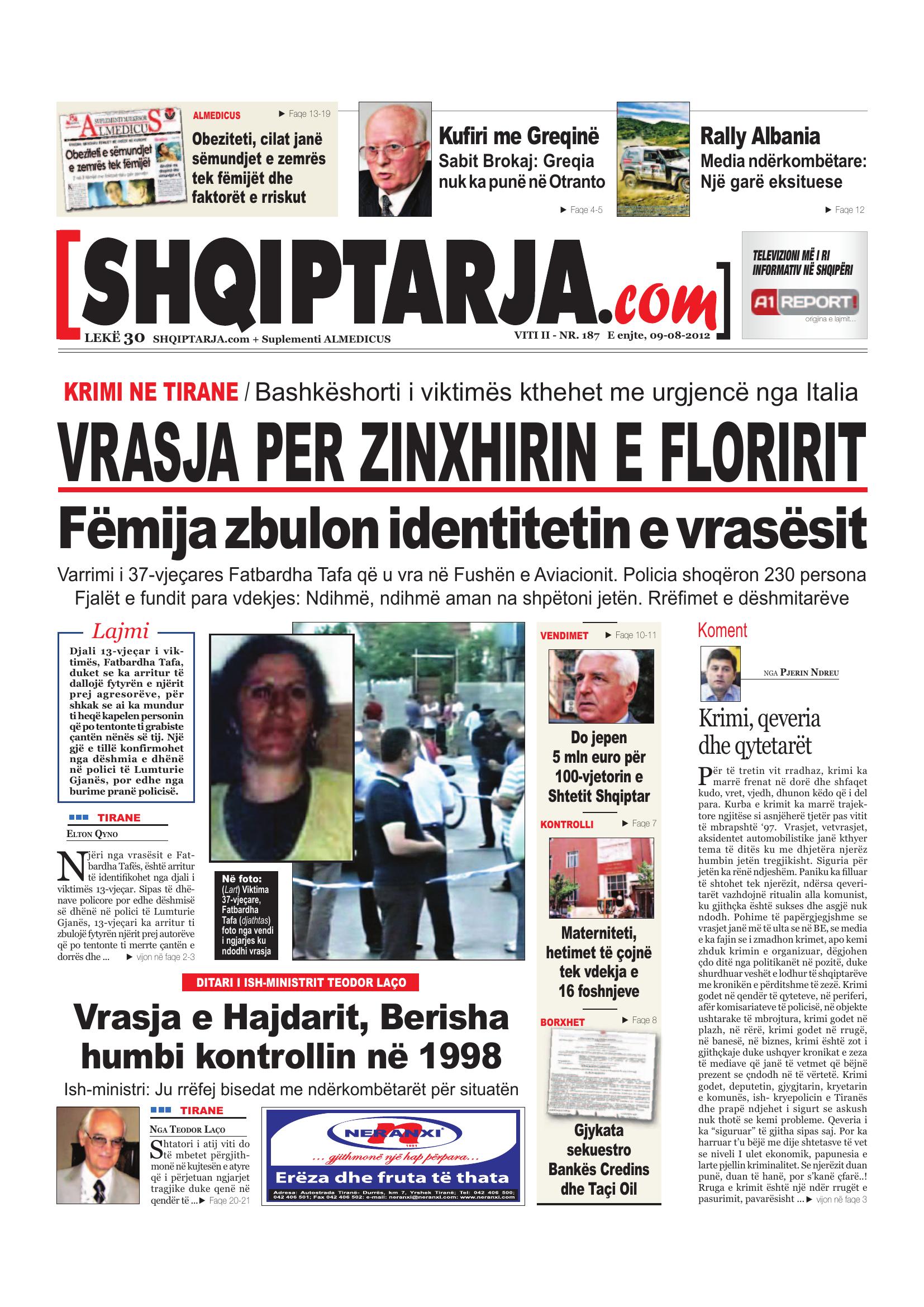 Shqiptarja.com 2012-08-09