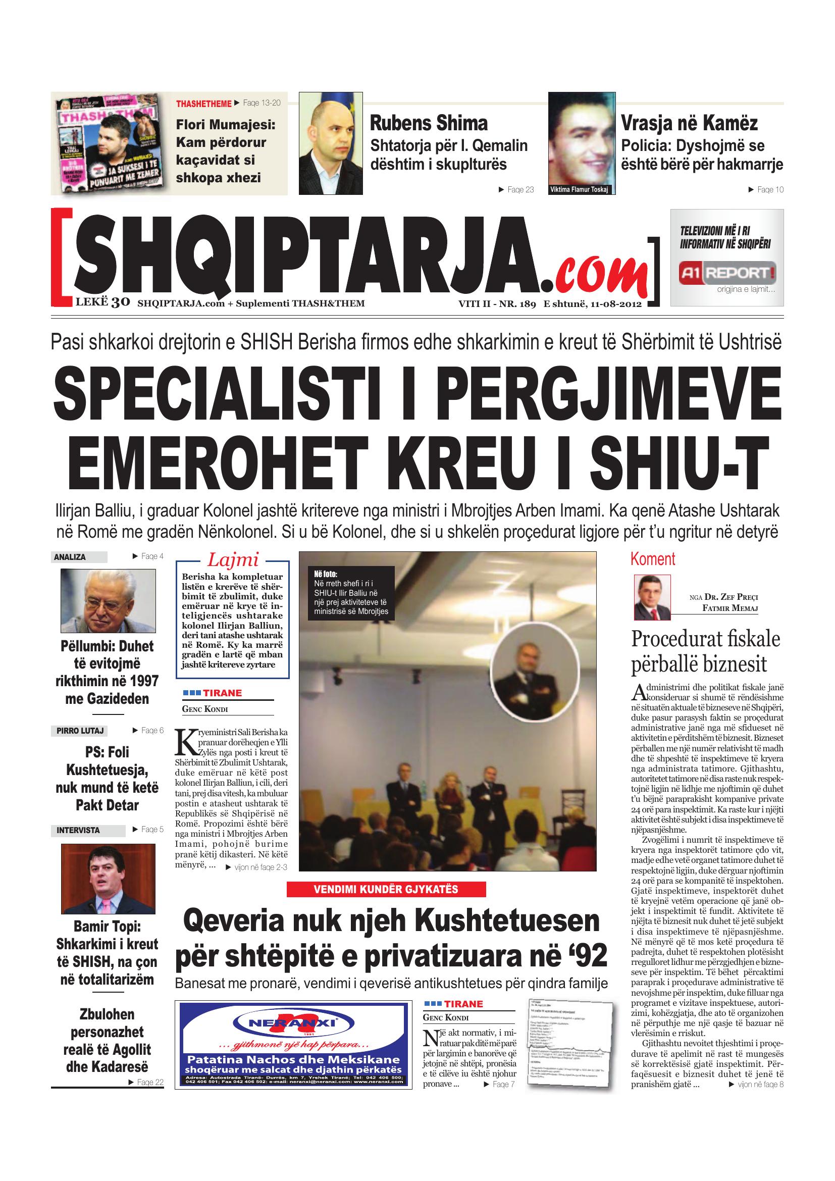 Shqiptarja.com 2012-08-11
