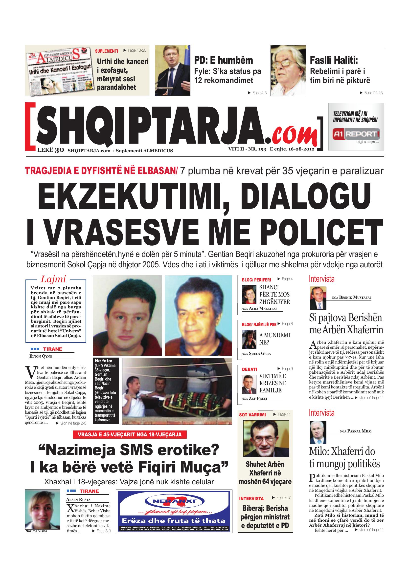 Shqiptarja.com 2012-08-16