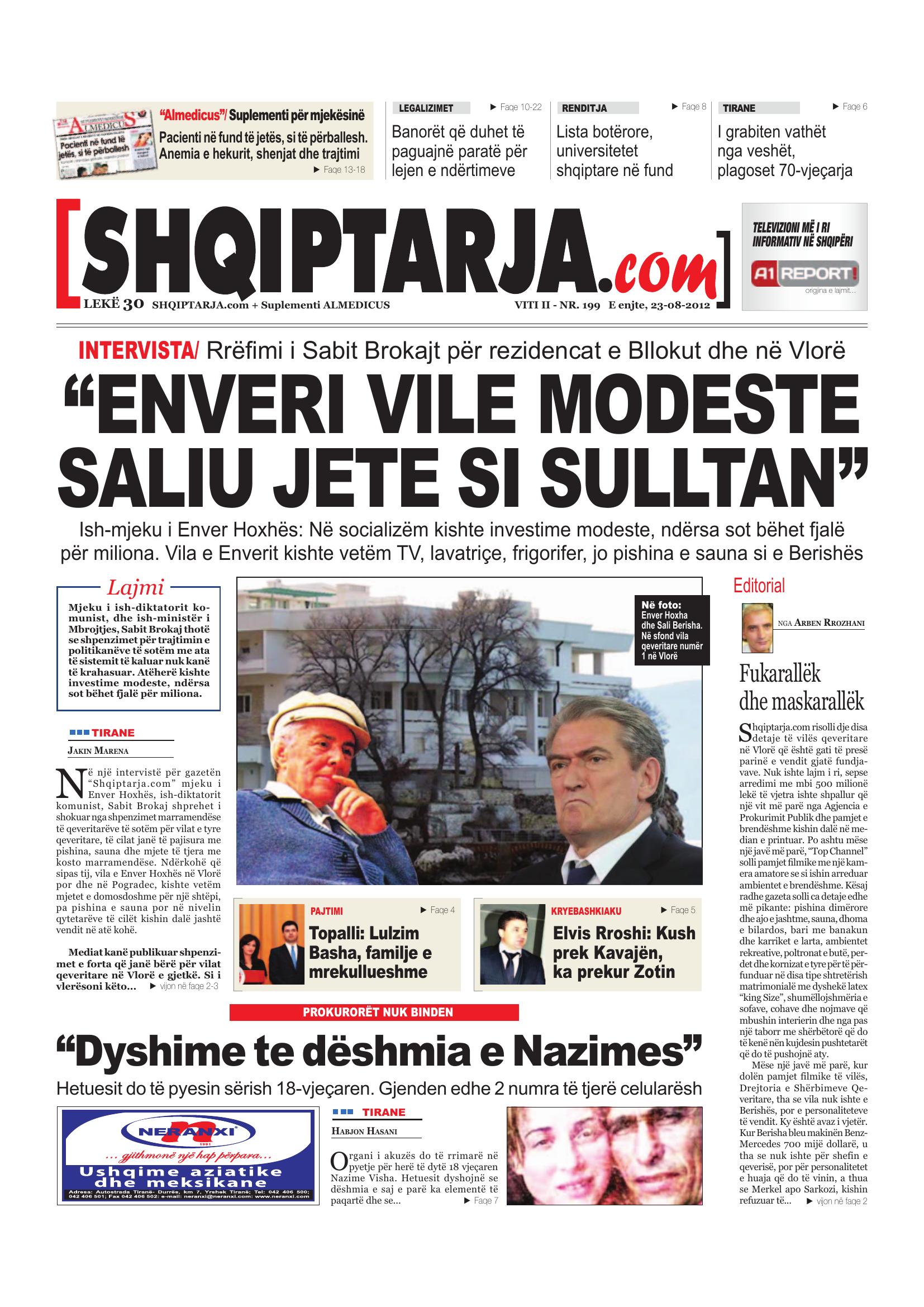 Shqiptarja.com 2012-08-23