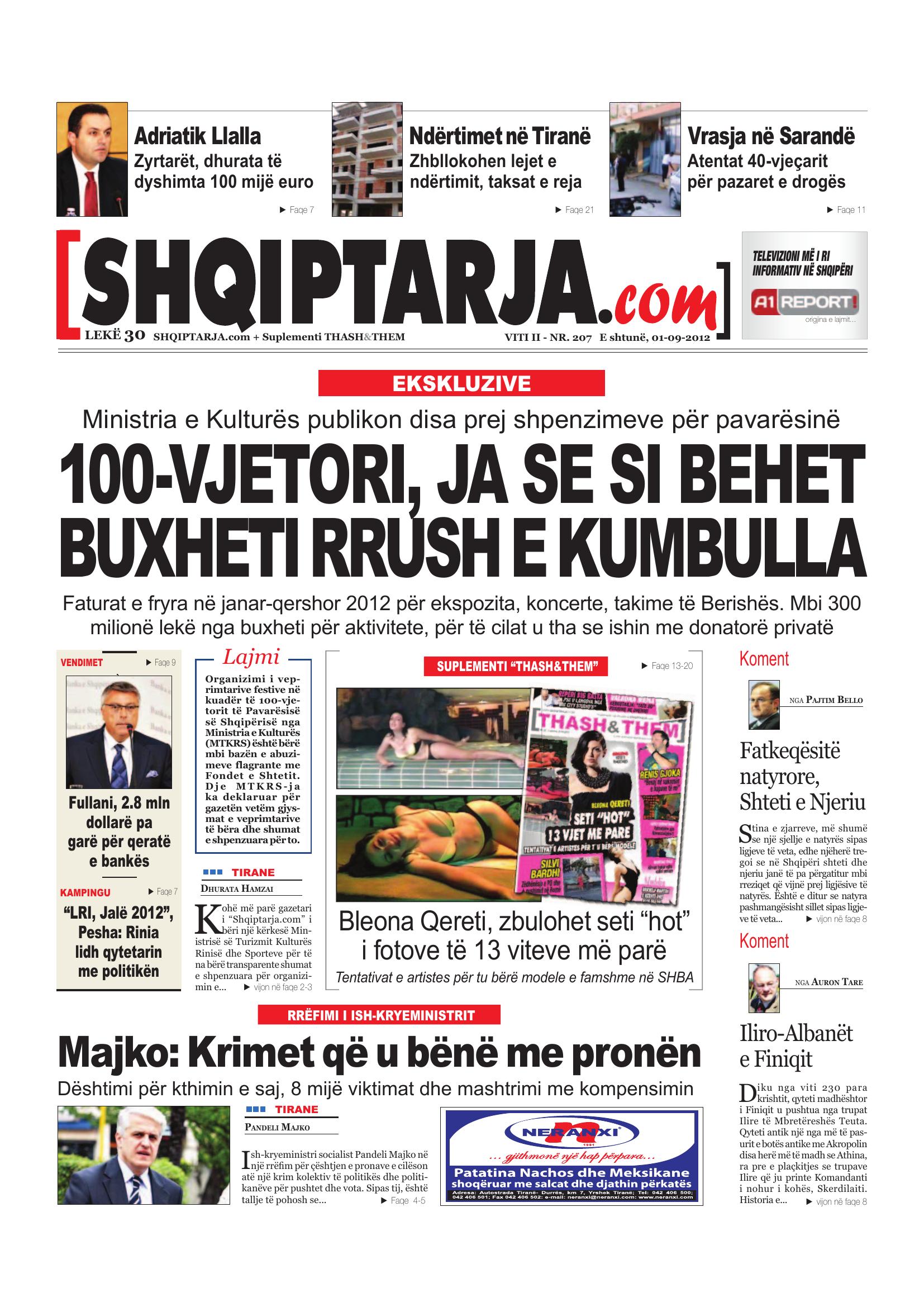Shqiptarja.com 2012-09-01