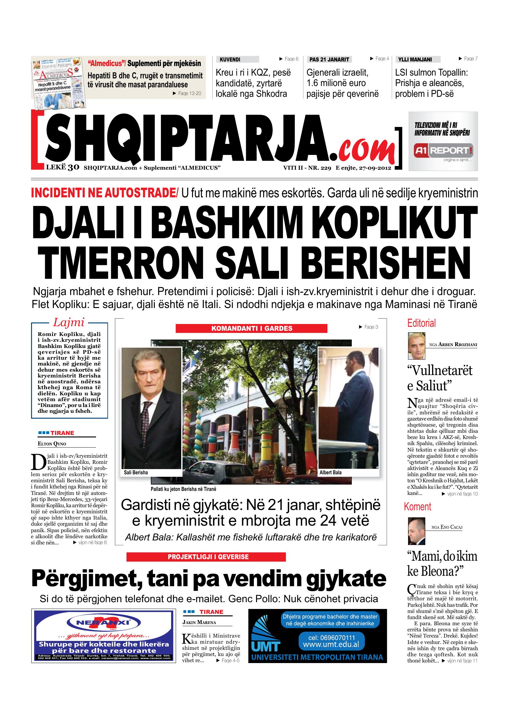 Shqiptarja.com 2012-09-27