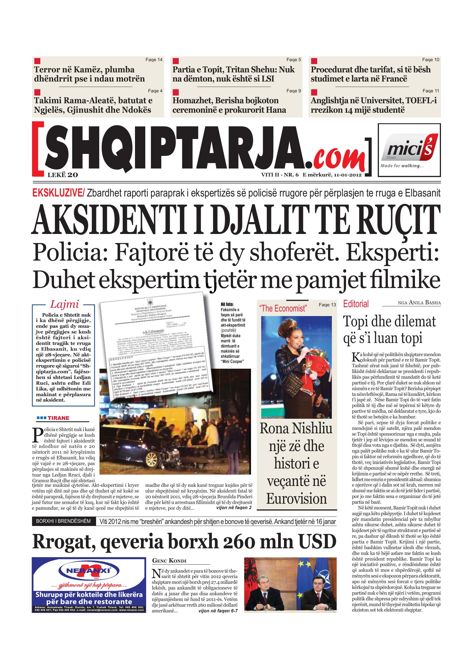 Shqiptarja.com 2012-01-11