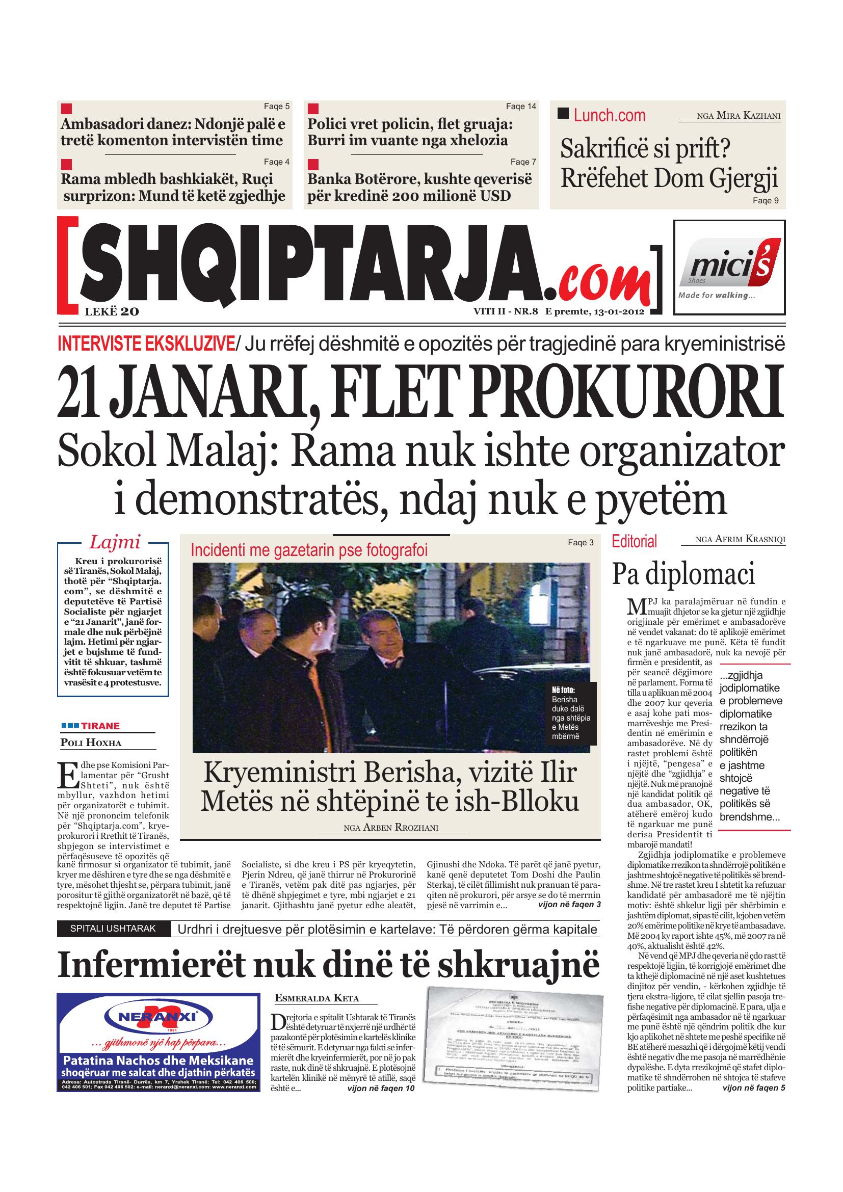 Shqiptarja.com 2012-01-13