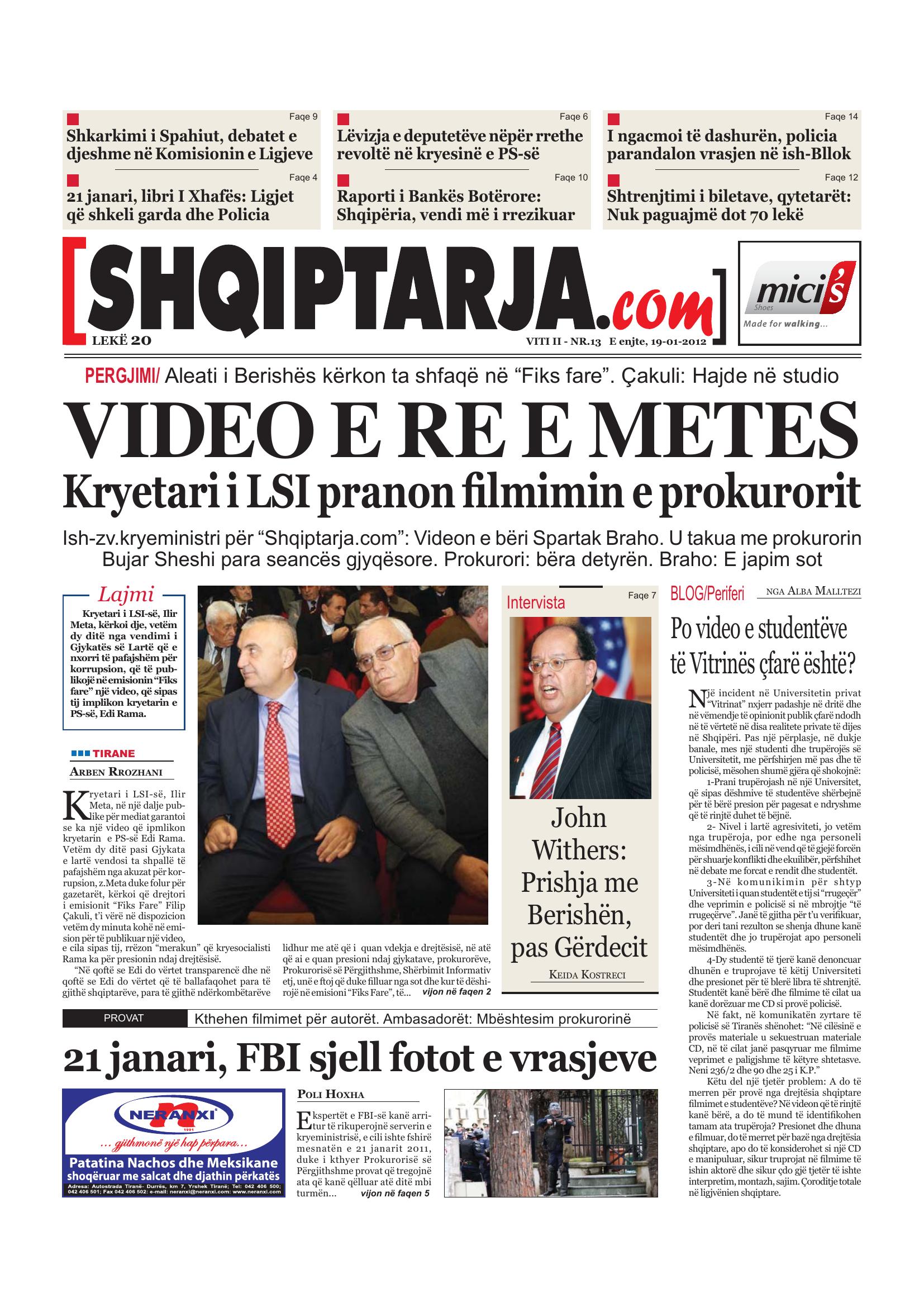 Shqiptarja.com 2012-01-19