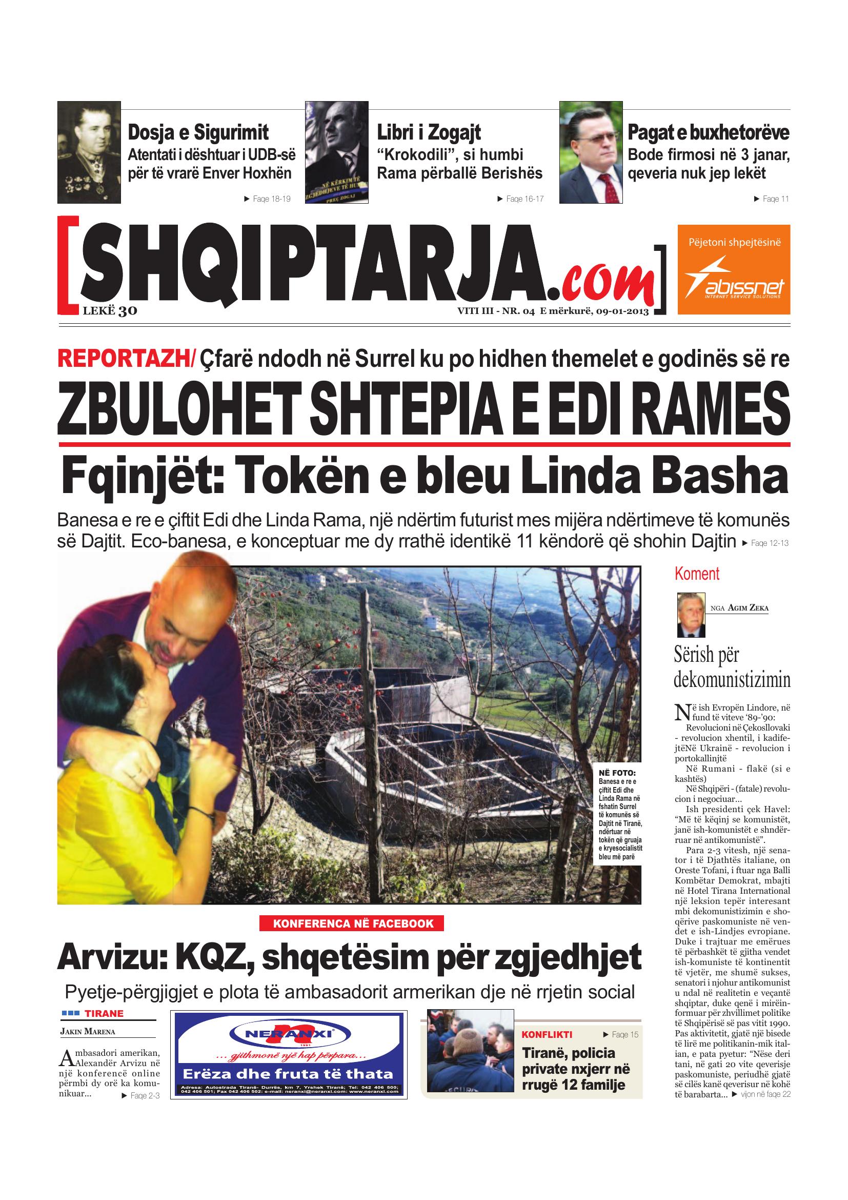 Shqiptarja.com 2013-01-09